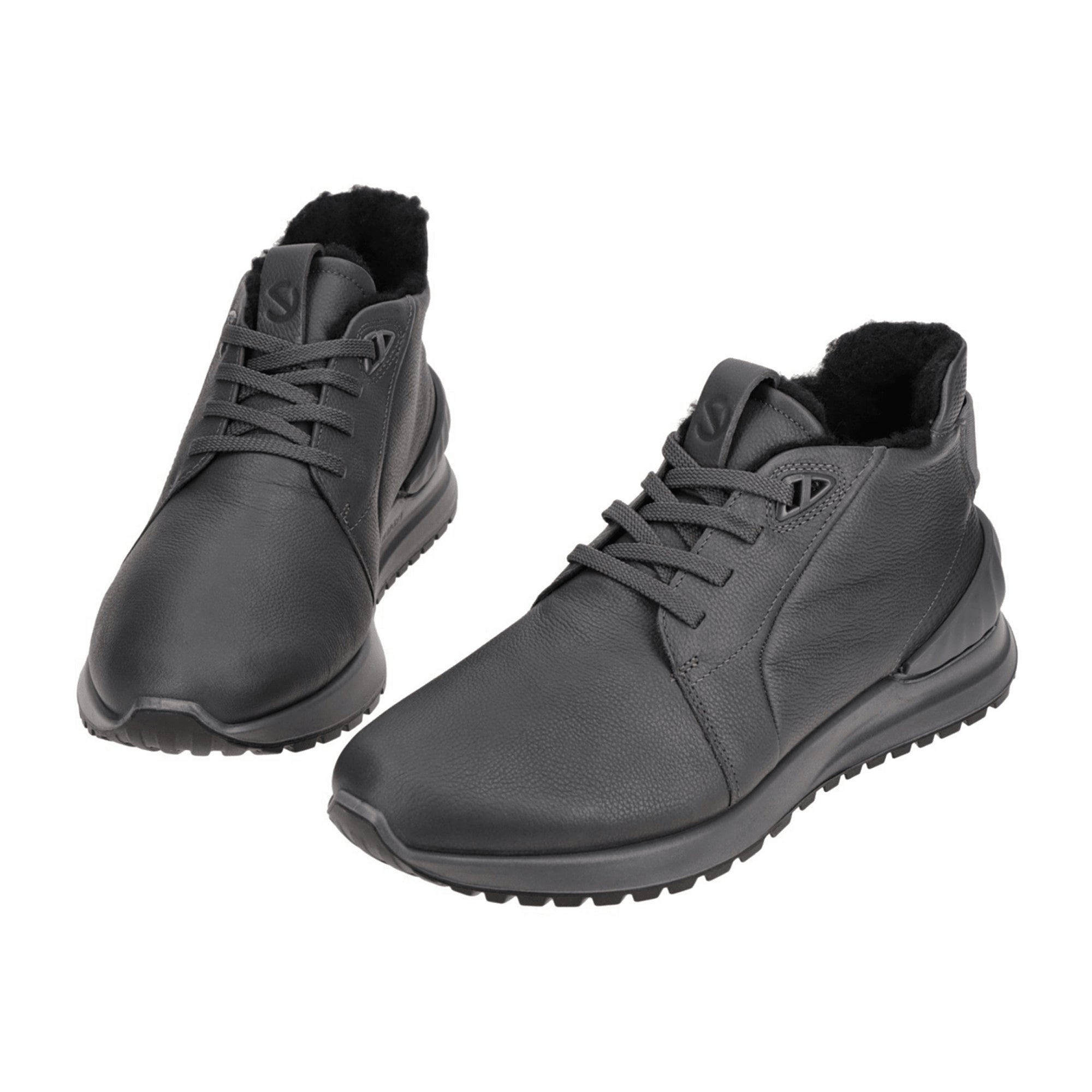 Ecco Astir Men's Warm-Lined Shoes - Magnet Grey 523254, Stylish & Durable