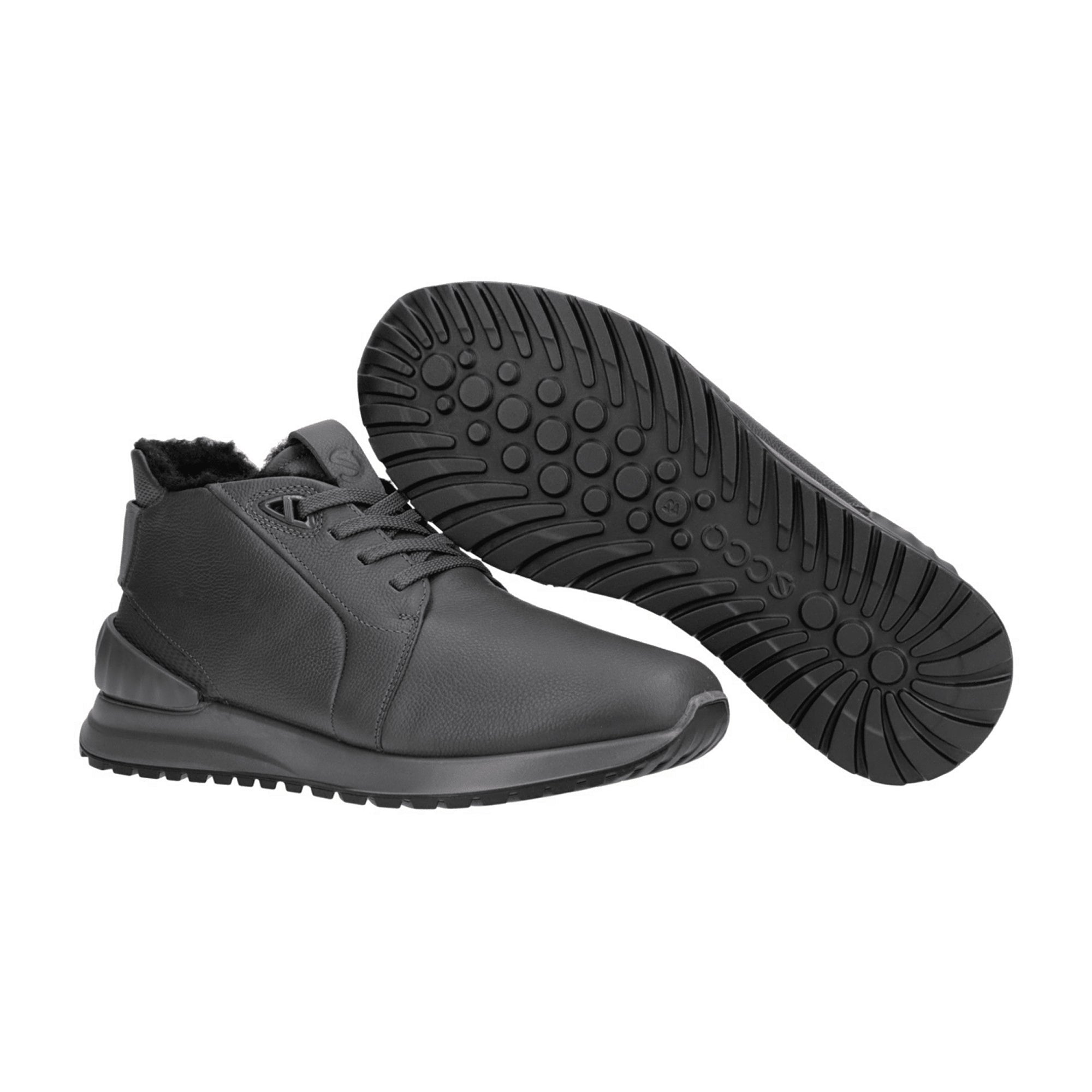 Ecco Astir Men's Warm-Lined Shoes - Magnet Grey 523254, Stylish & Durable