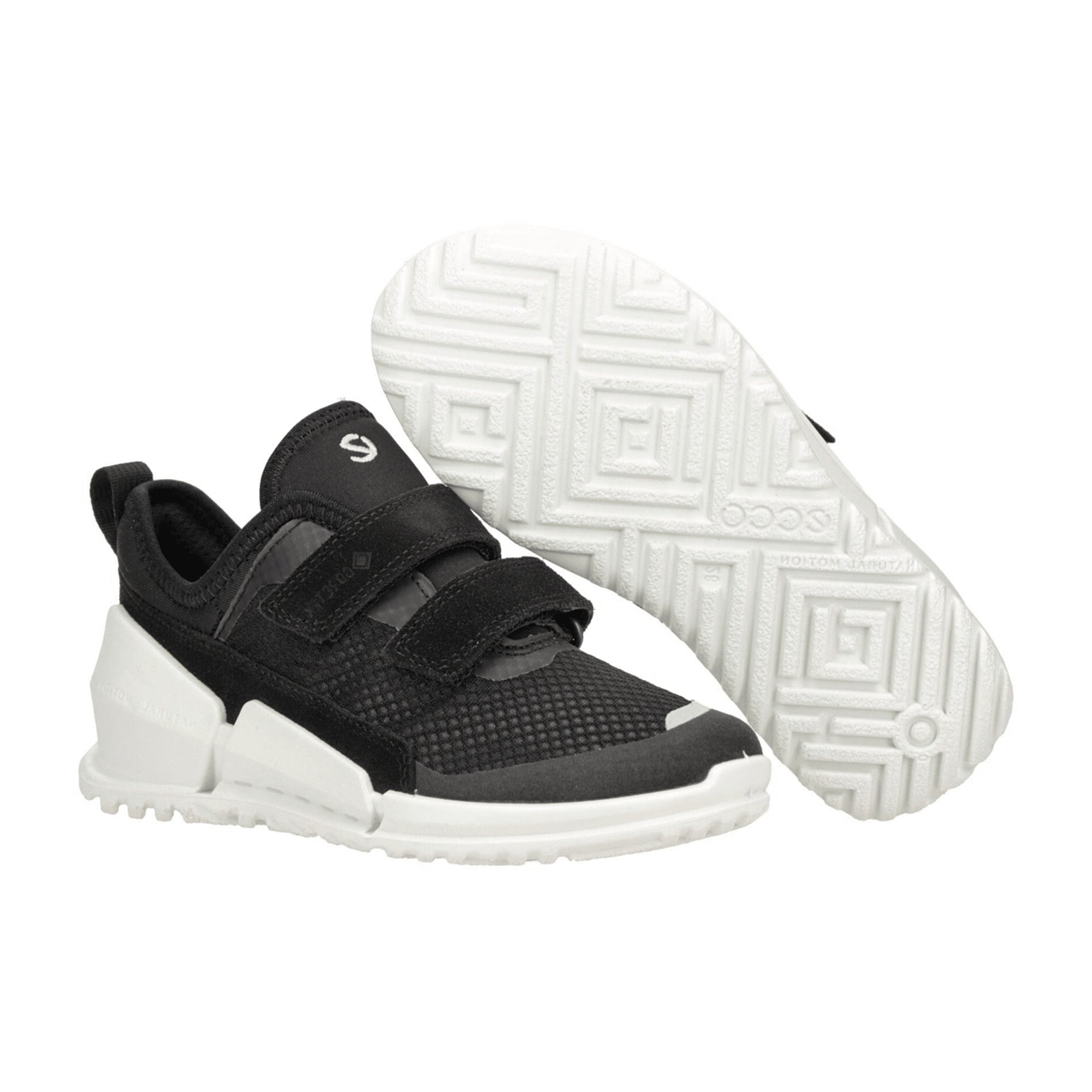 Ecco Biom Children's Black Shoes with Velcro and GORE-TEX 711732 - Durable and Stylish - Bartel-Shop