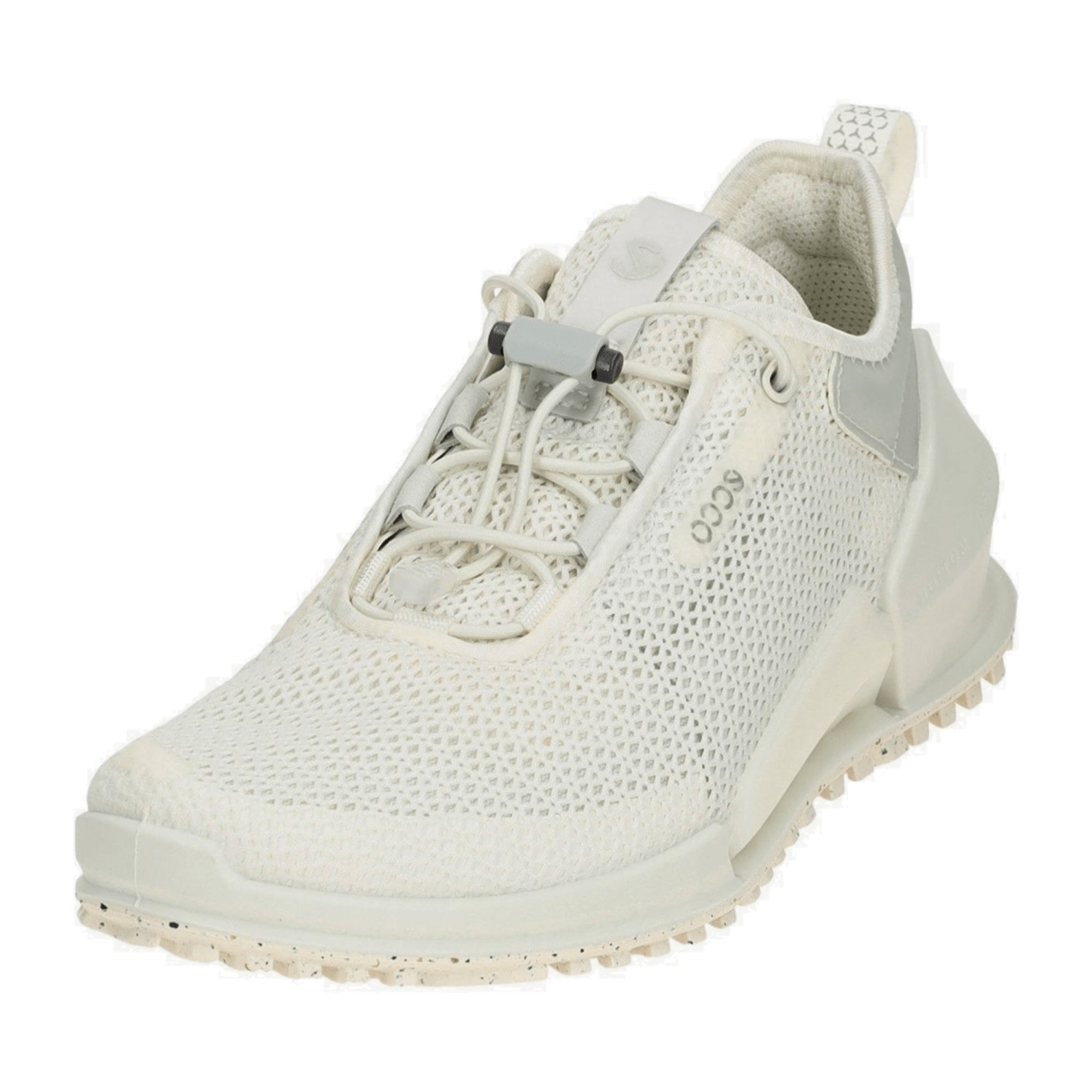 Ecco Biom Women's White Sneakers Durable Sports Shoes for Active Lif