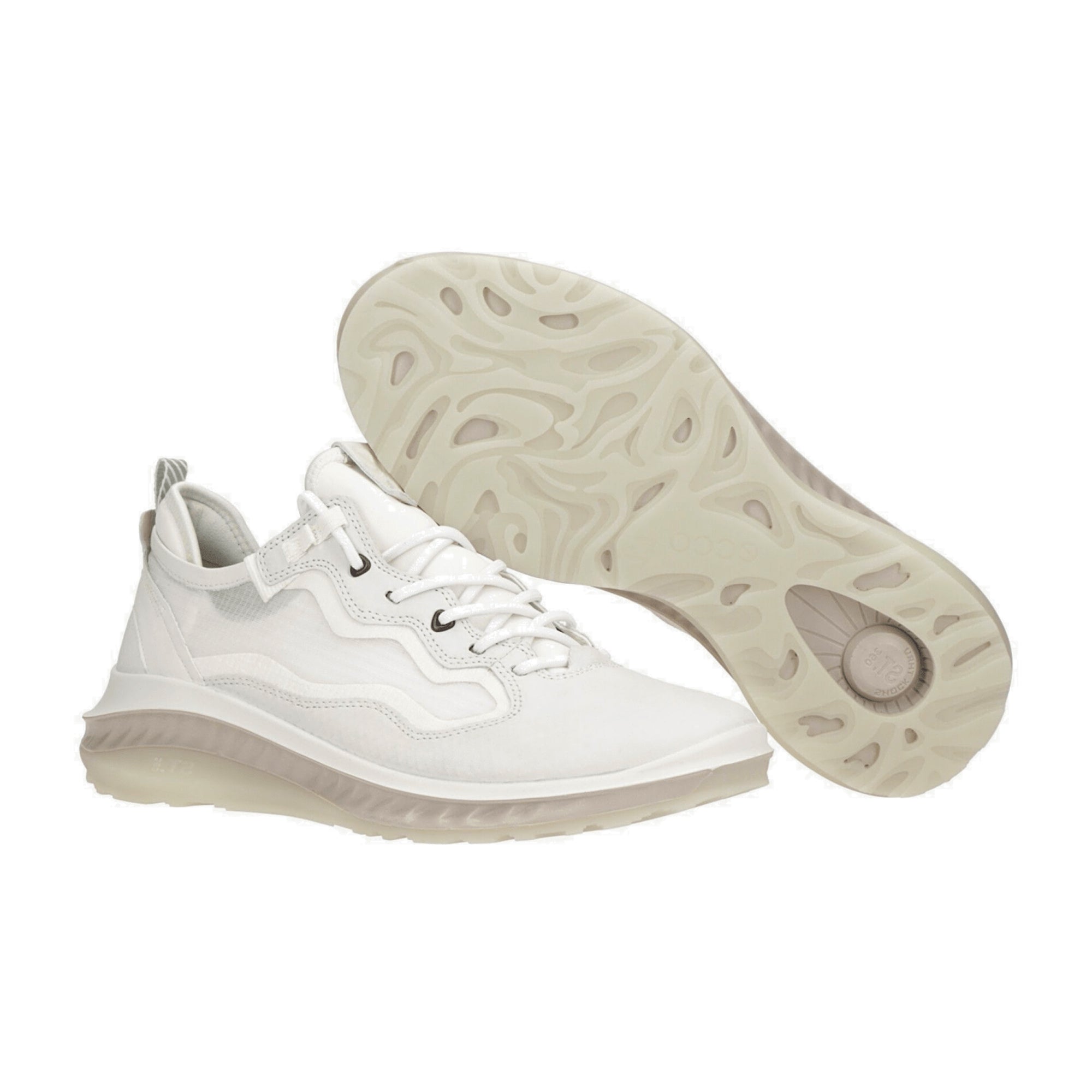 Ecco ST.360 Men's Sneakers - Durable & Stylish White Athletic Shoes, Model 821324