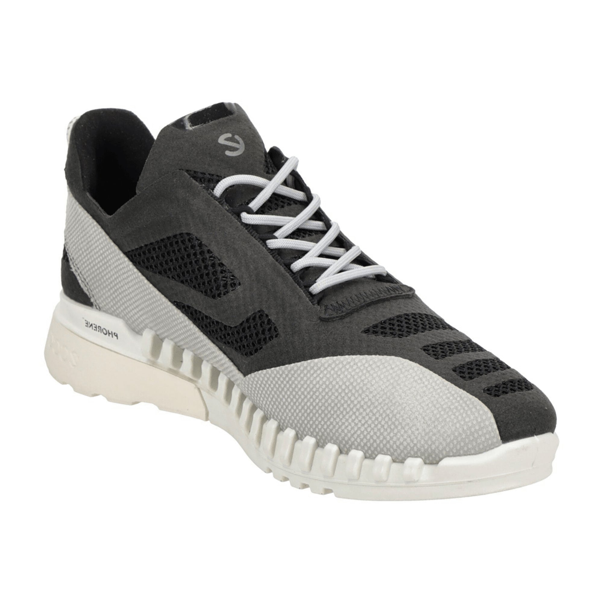 Ecco Zipflex Women's Sneakers Black/Grey - Durable Outdoor Walking Shoes 834803