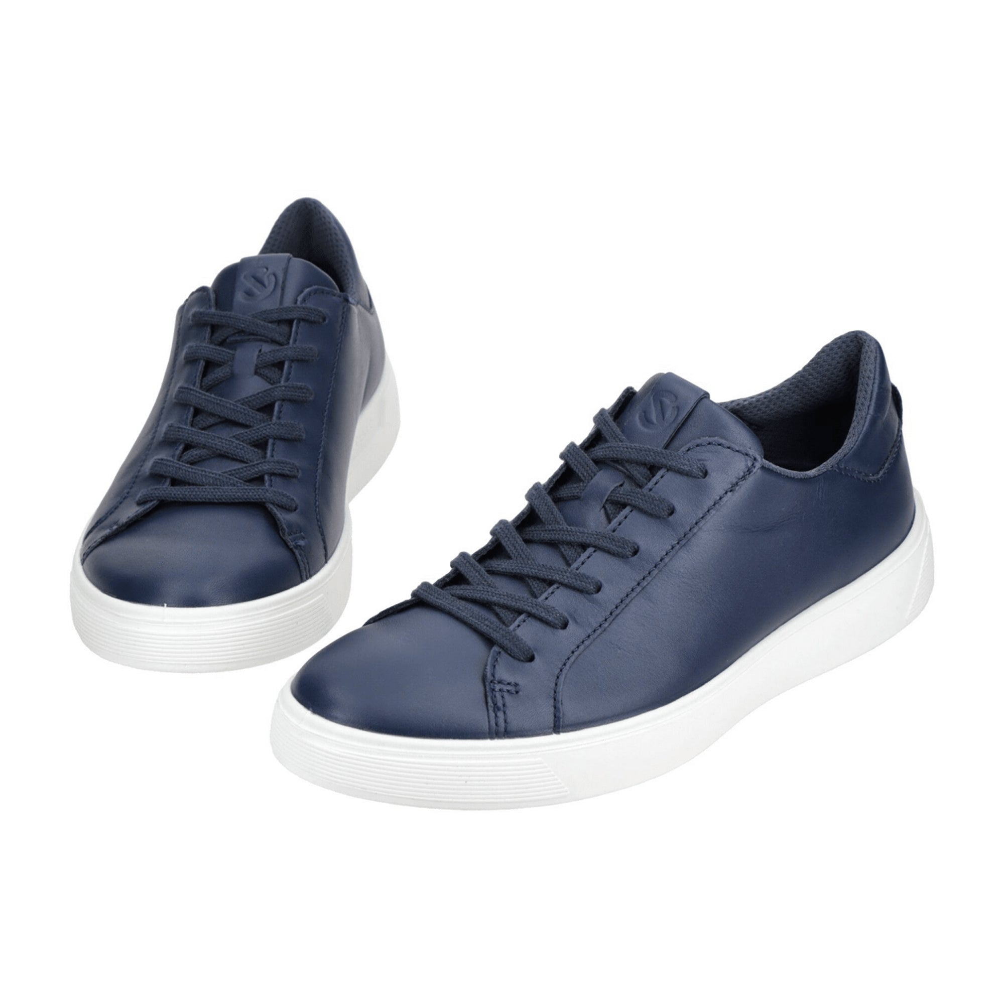 Ecco Street Tray Men's Sneakers Navy Blue Durable Stylish Casual