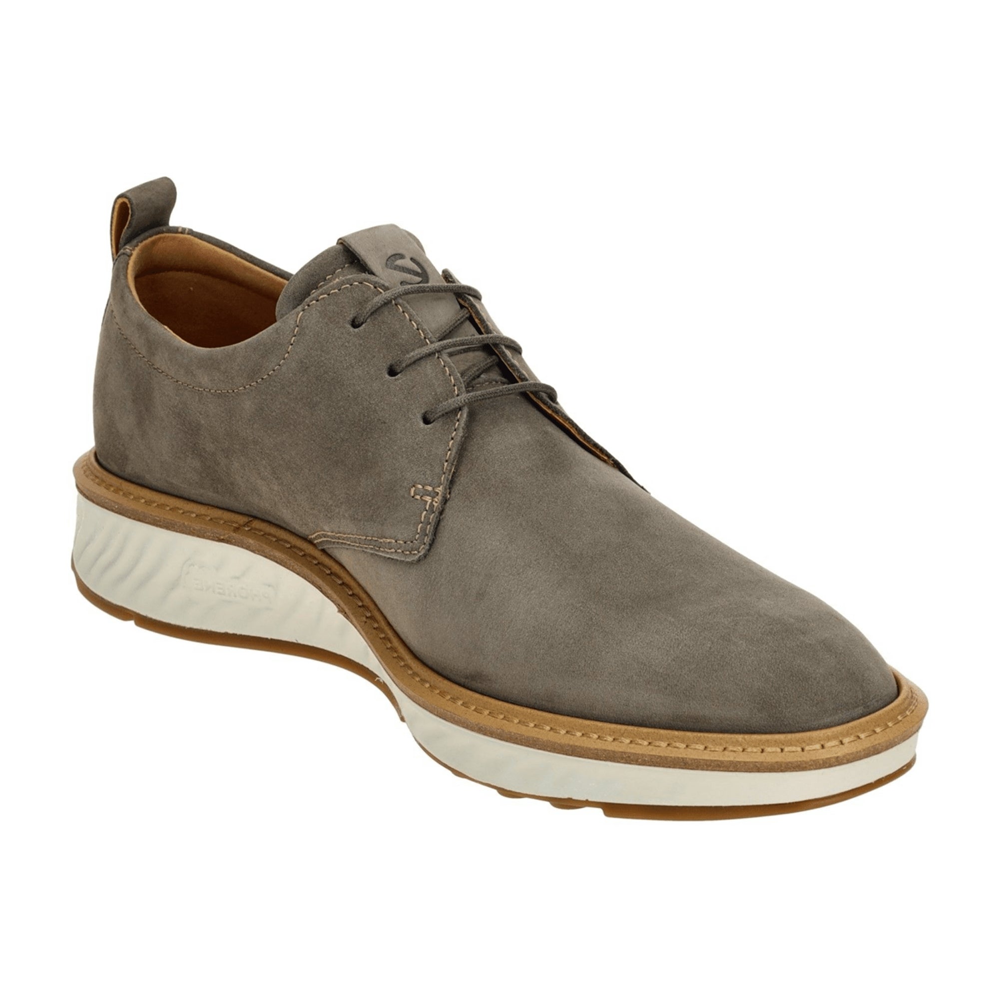 Ecco ST1 Hybrid Men's Shoes in Taupe Nubuck Leather, Stylish & Comfortable - Model 836914, Brown