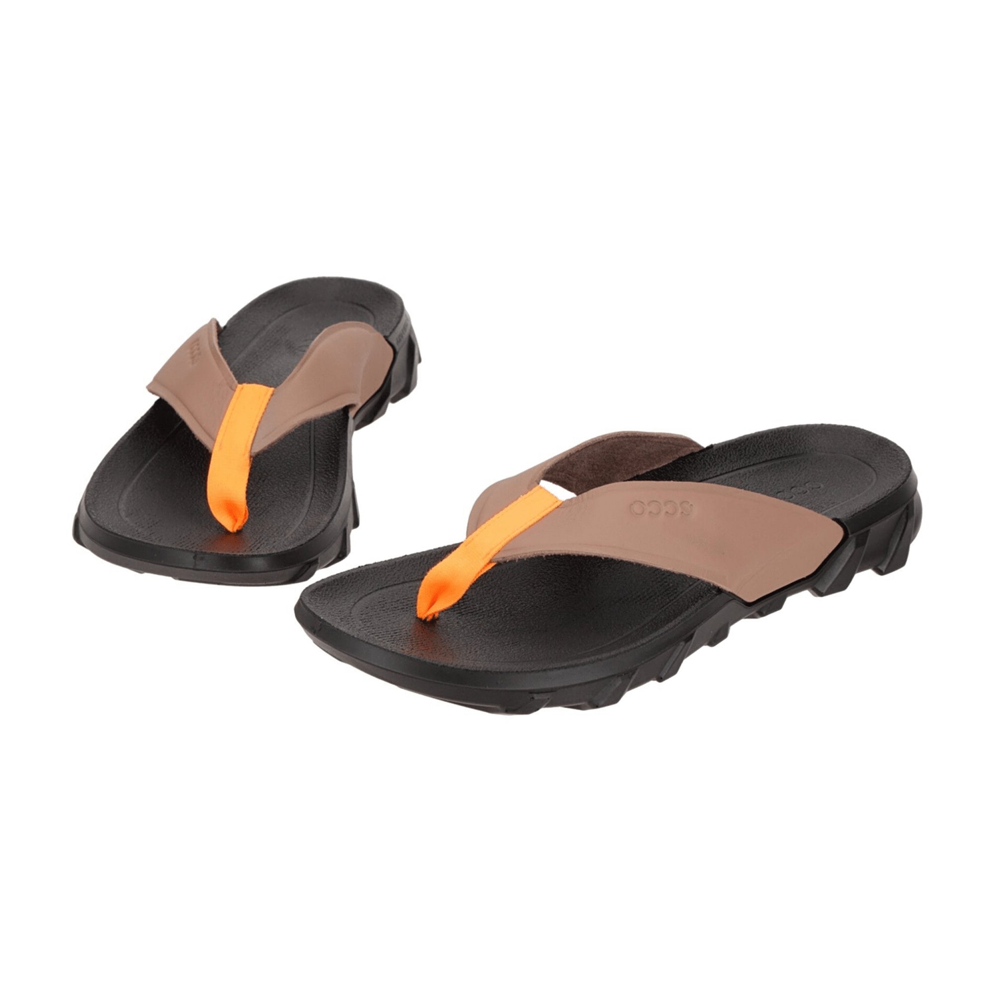 Ecco MX Flipsider Unisex Brown Flip Flops - Comfortable and Stylish Sandals for Men