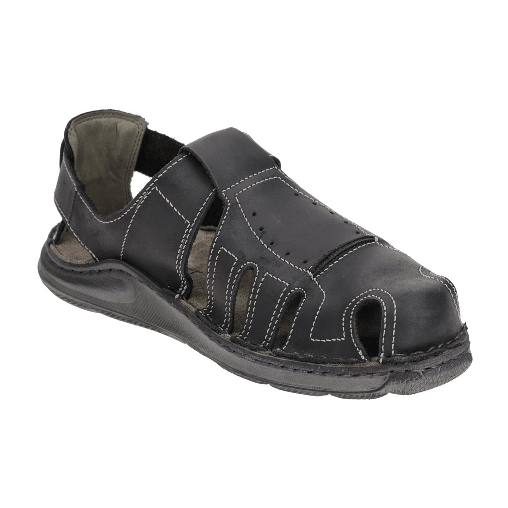 Josef Seibel Sandal Maverick 01 Black Nubuck for Women