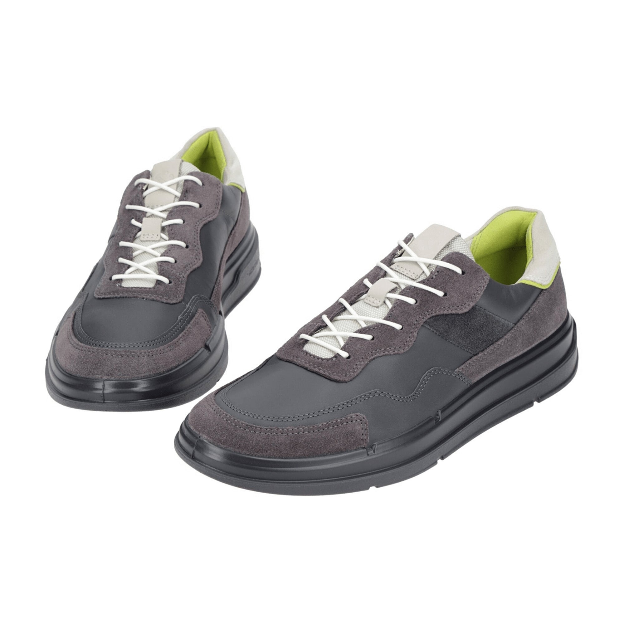 Ecco Men's Stylish Grey Shoes - Durable & Comfortable Footwear for Everyday Wear
