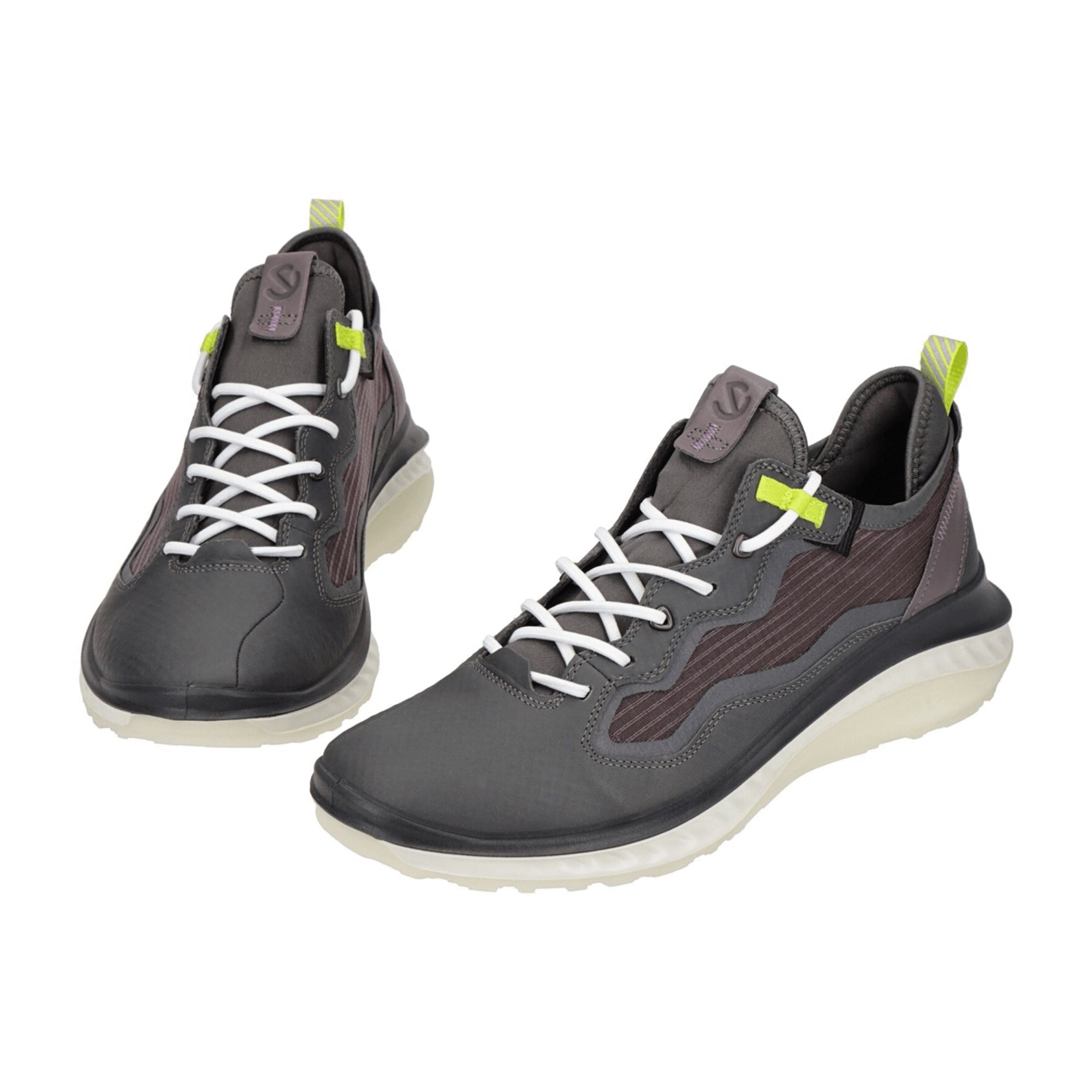 Ecco ST.360 Men's Sneakers - Durable & Stylish Dark Grey Athletic Shoes, Model 821324