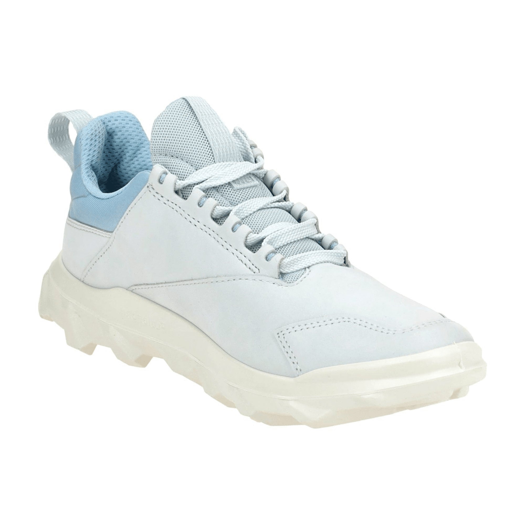 Ecco MX Women's Nubuck Sneakers - Light Blue, Durable Casual Shoes for Everyday Comfort, Model 820313