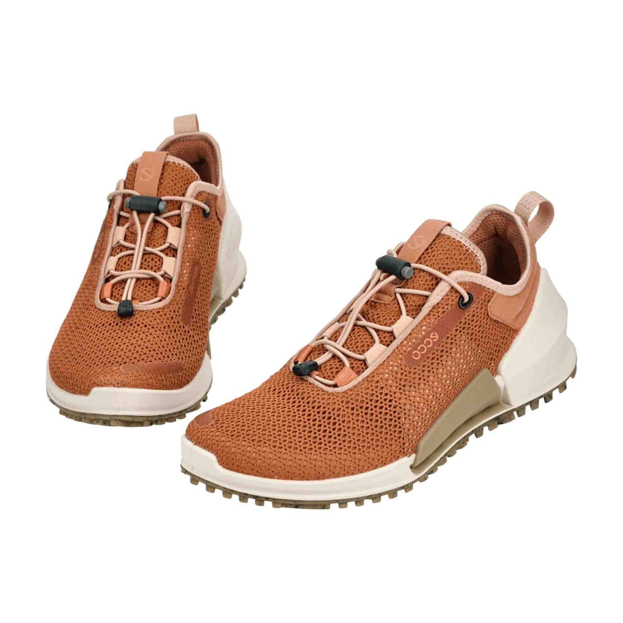 Ecco Biom Women's Brown Sneakers - Durable Sports Footwear for Active Lifestyles SKU 800673