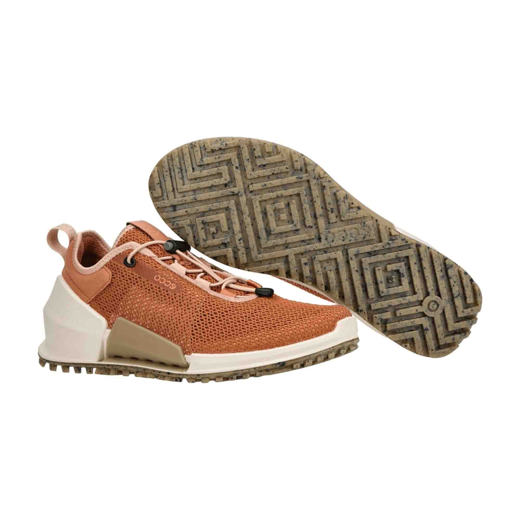 Ecco Biom Women's Brown Sneakers - Durable Sports Footwear for Active Lifestyles SKU 800673