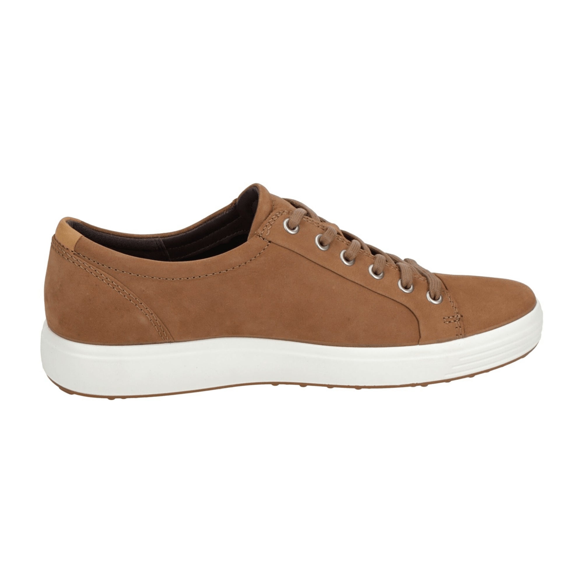 Ecco Soft 7 Men's Nubuck Shoes in Brown | Stylish & Durable Footwear