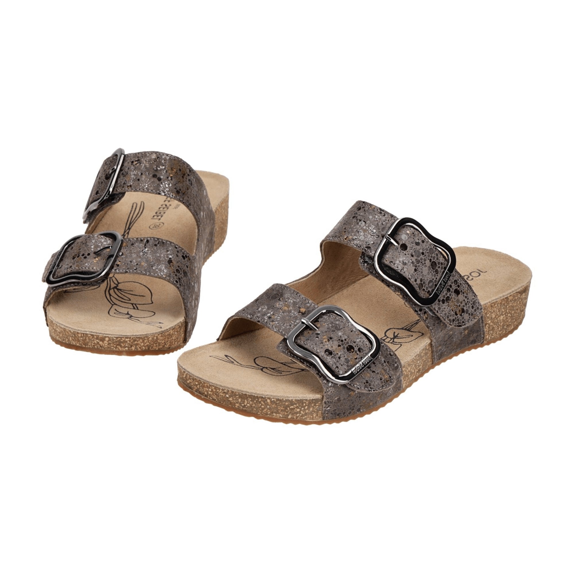 Josef Seibel Sandal Tonga 64 Grey Multi for Women Grey