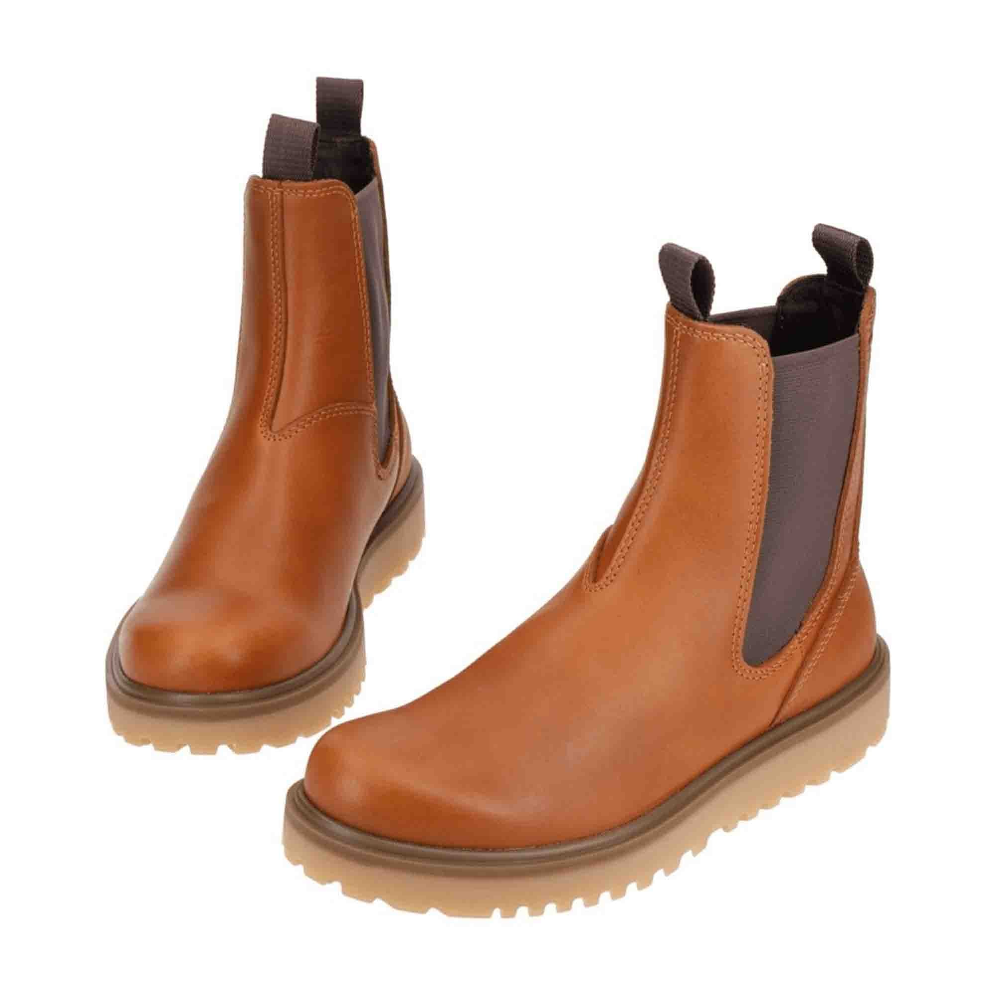 Ecco Staker Chelsea Boots for Women - Cognac Brown 217603 | Stylish & Durable - Bartel-Shop
