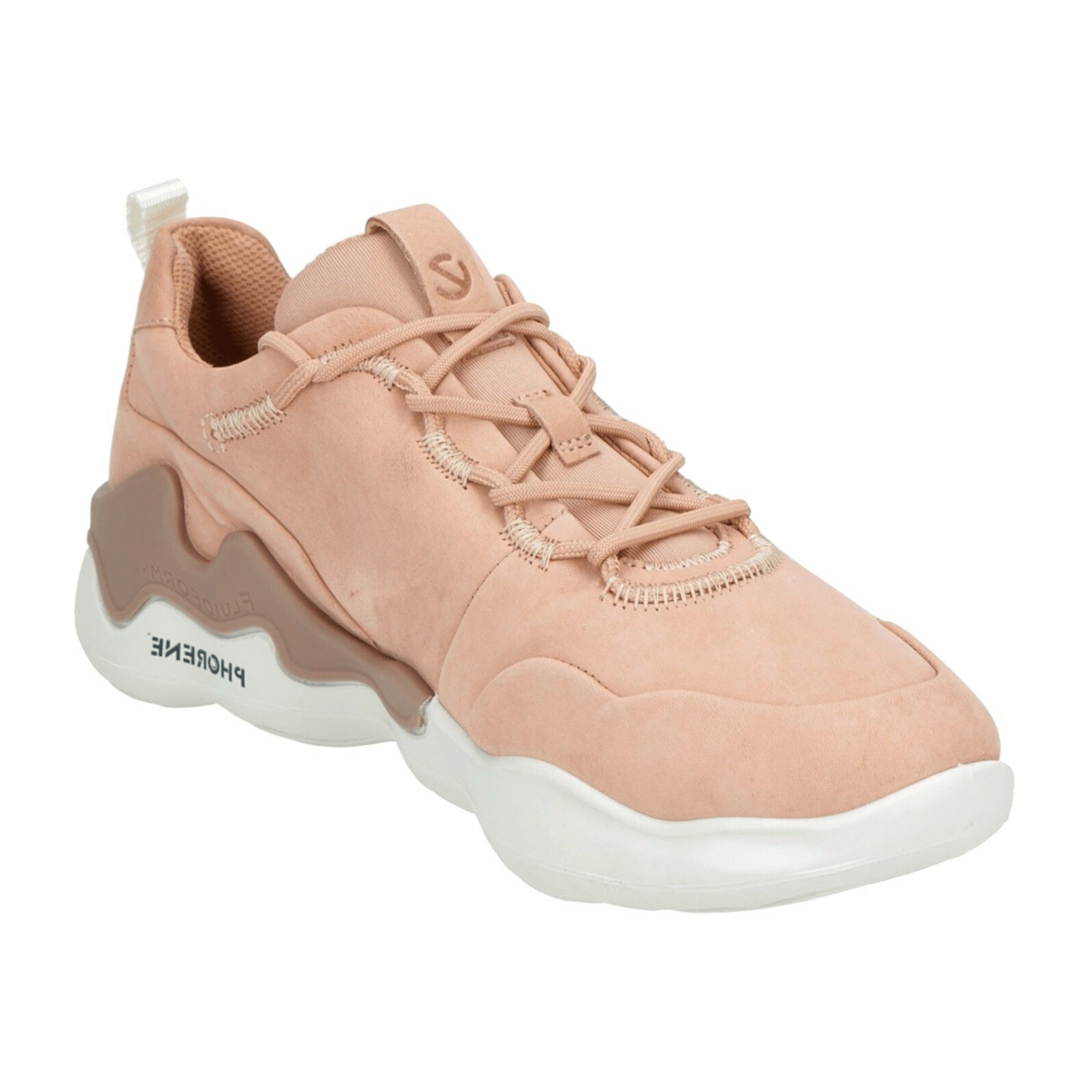 Ecco Elo Women's Nubuck Sneakers - Stylish Rose Pink, Comfortable & Durable, Model 810823
