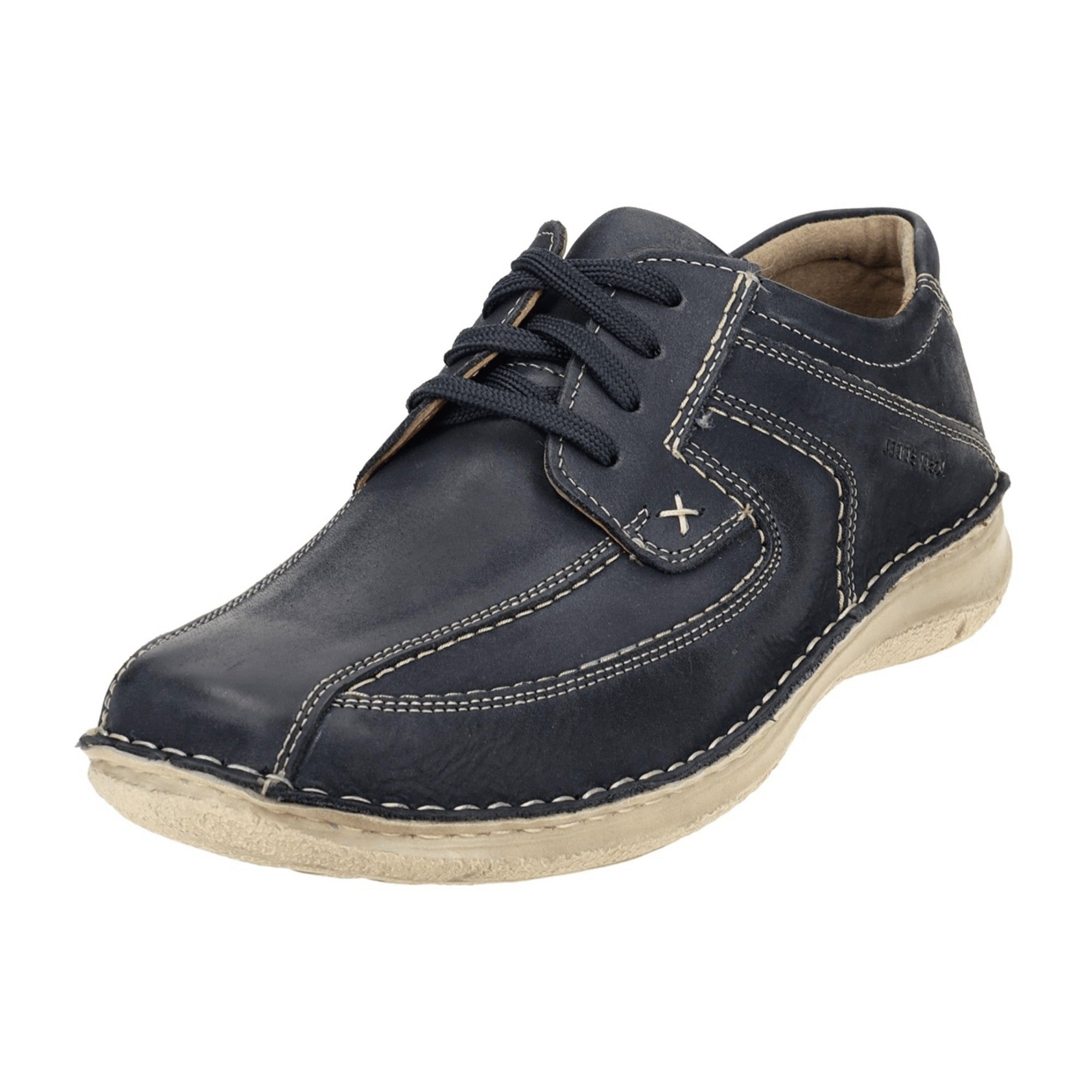 Josef Seibel Anvers 8 Shoes Blue Ocean Wide Fit 43360 for Men Blue