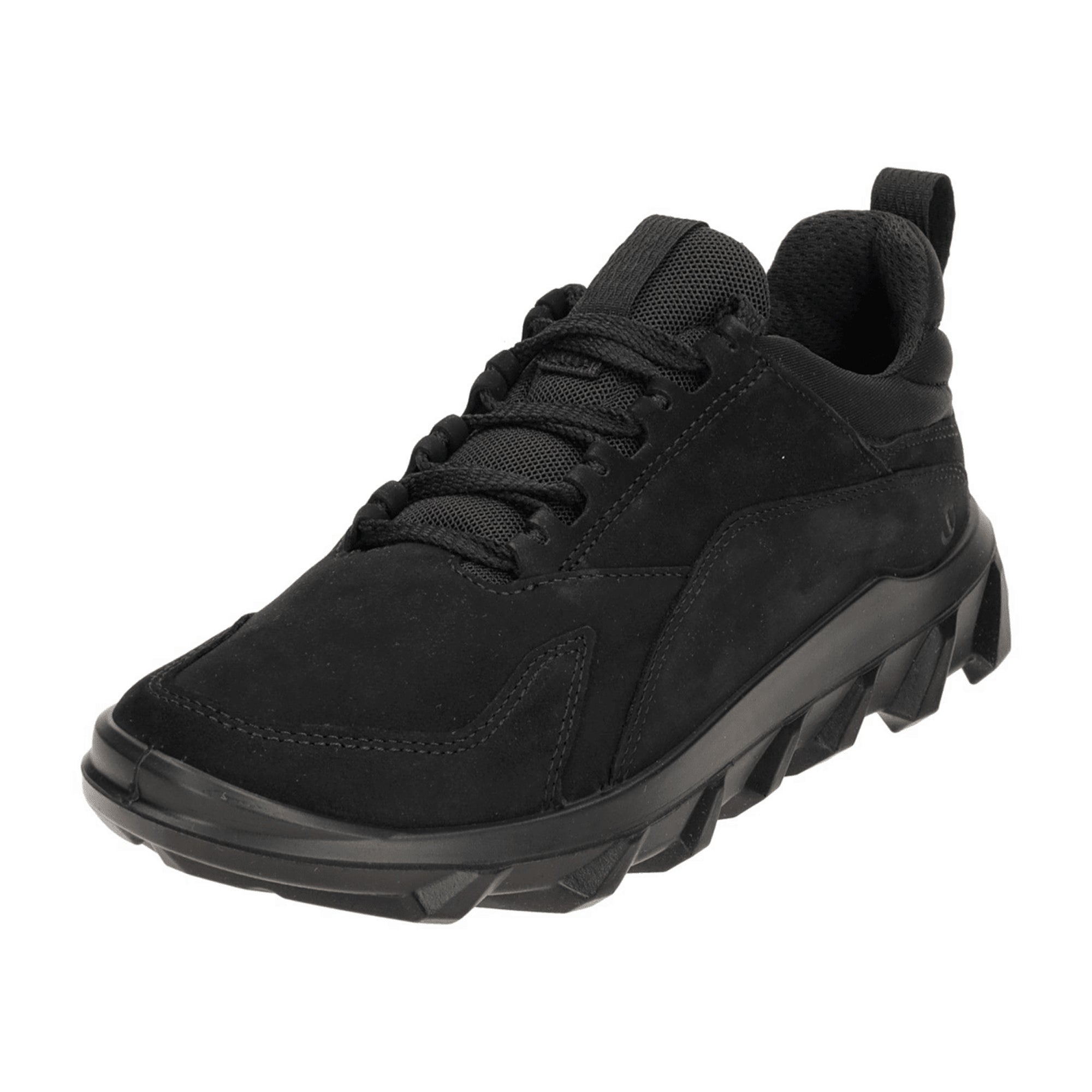Ecco MX Women's Nubuck Sneakers - Durable Black Shoes for Everyday Style, Model 820313