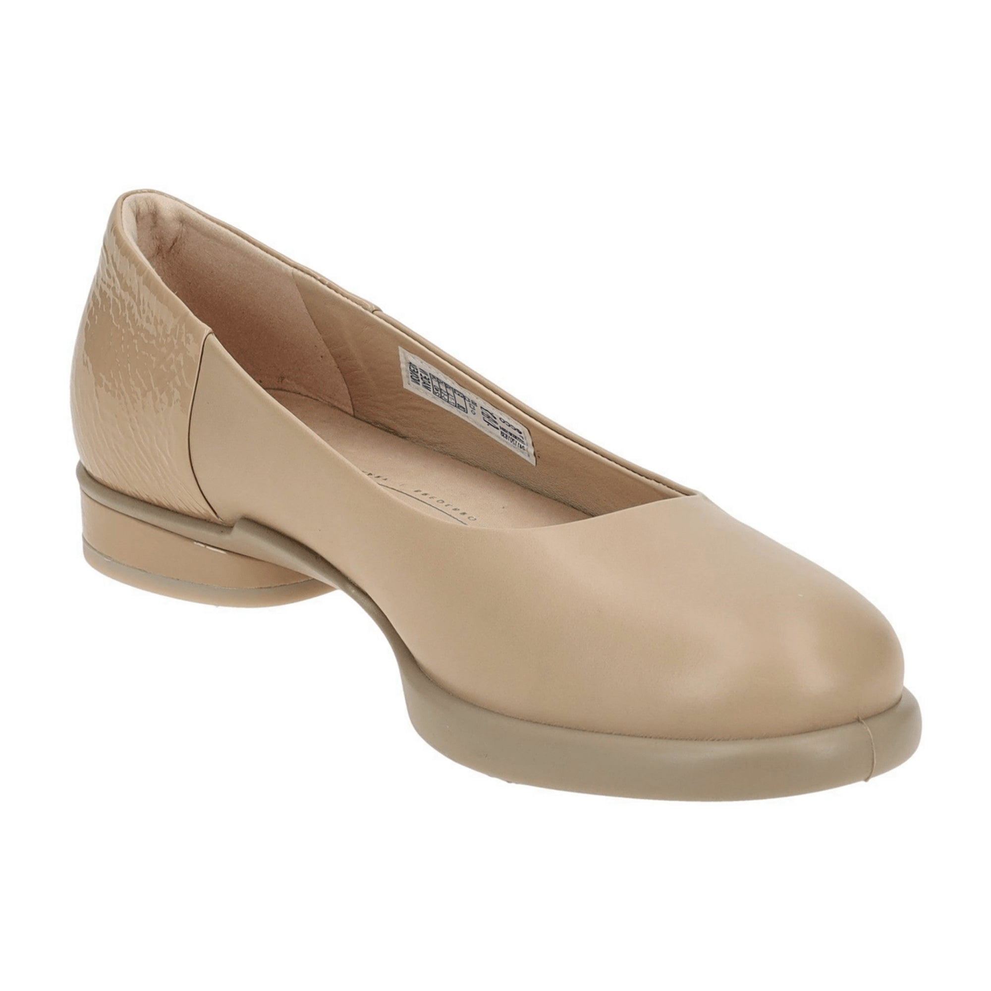 Ecco Sculpted Taupe Ballerina Flats 222303 for Women - Stylish & Comfortable
