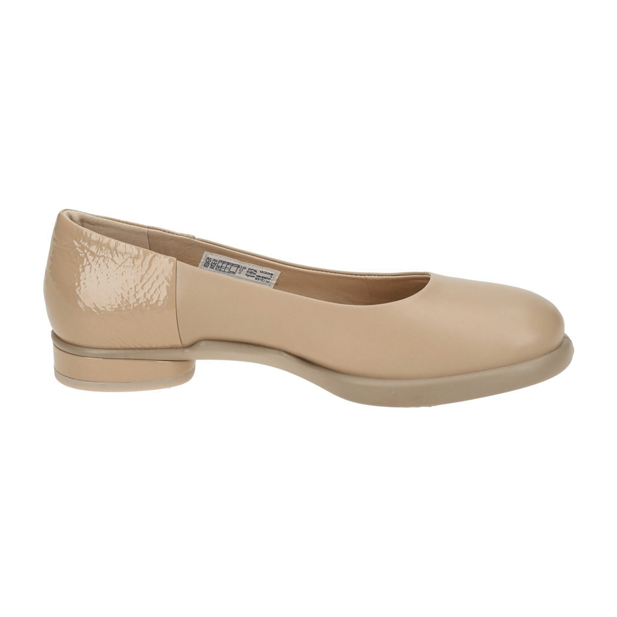 Ecco Sculpted Taupe Ballerina Flats 222303 for Women - Stylish & Comfortable