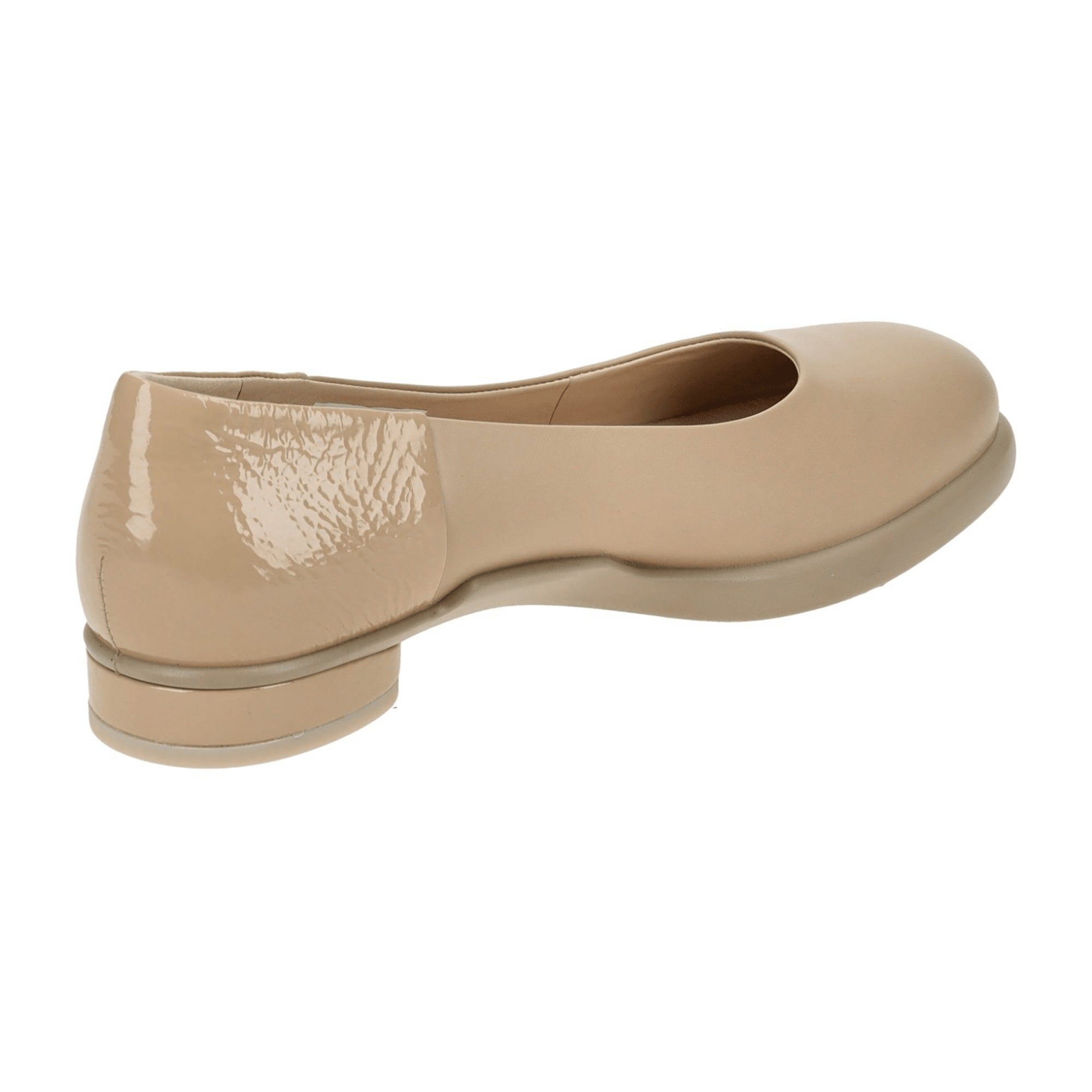Ecco Sculpted Taupe Ballerina Flats 222303 for Women - Stylish & Comfortable