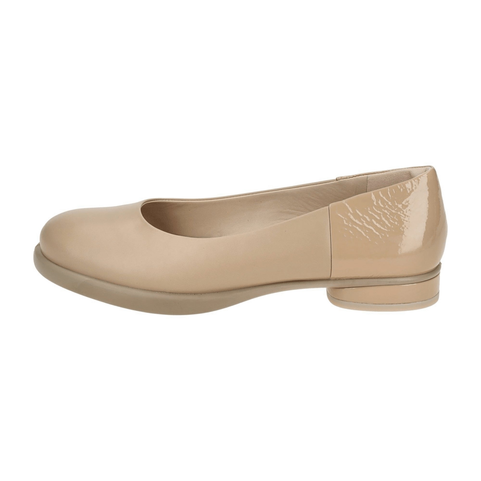 Ecco Sculpted Taupe Ballerina Flats 222303 for Women - Stylish & Comfortable