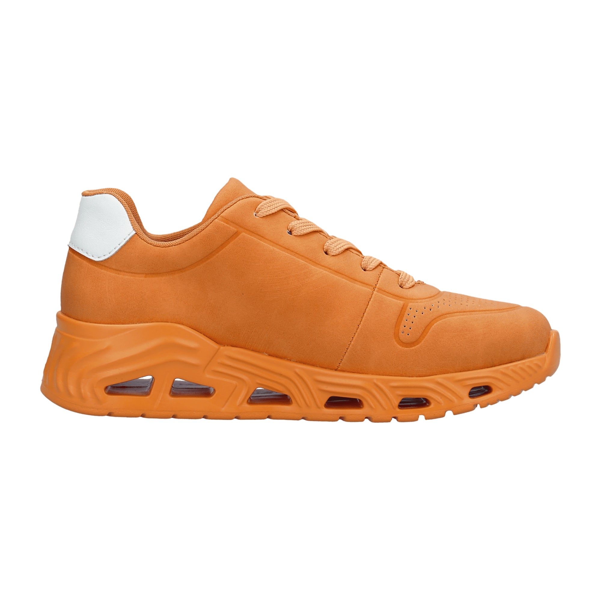 Rieker Women's Orange Casual Shoes N5202-38 Synthetic Leather Comfortable