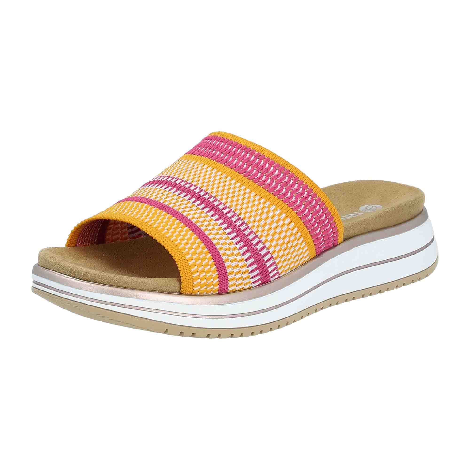 Remonte D1J5468 Women's Yellow Shoes Stylish and Comfortable Footwear