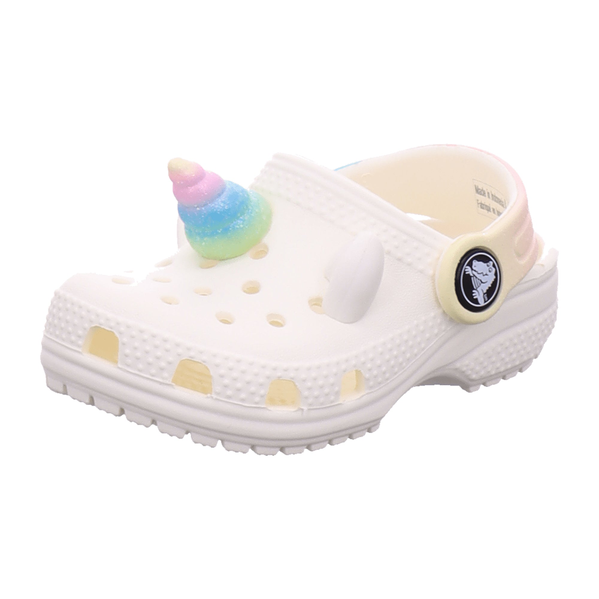 Crocs Classic Rainbow Kids Clogs - Stylish & Durable White
