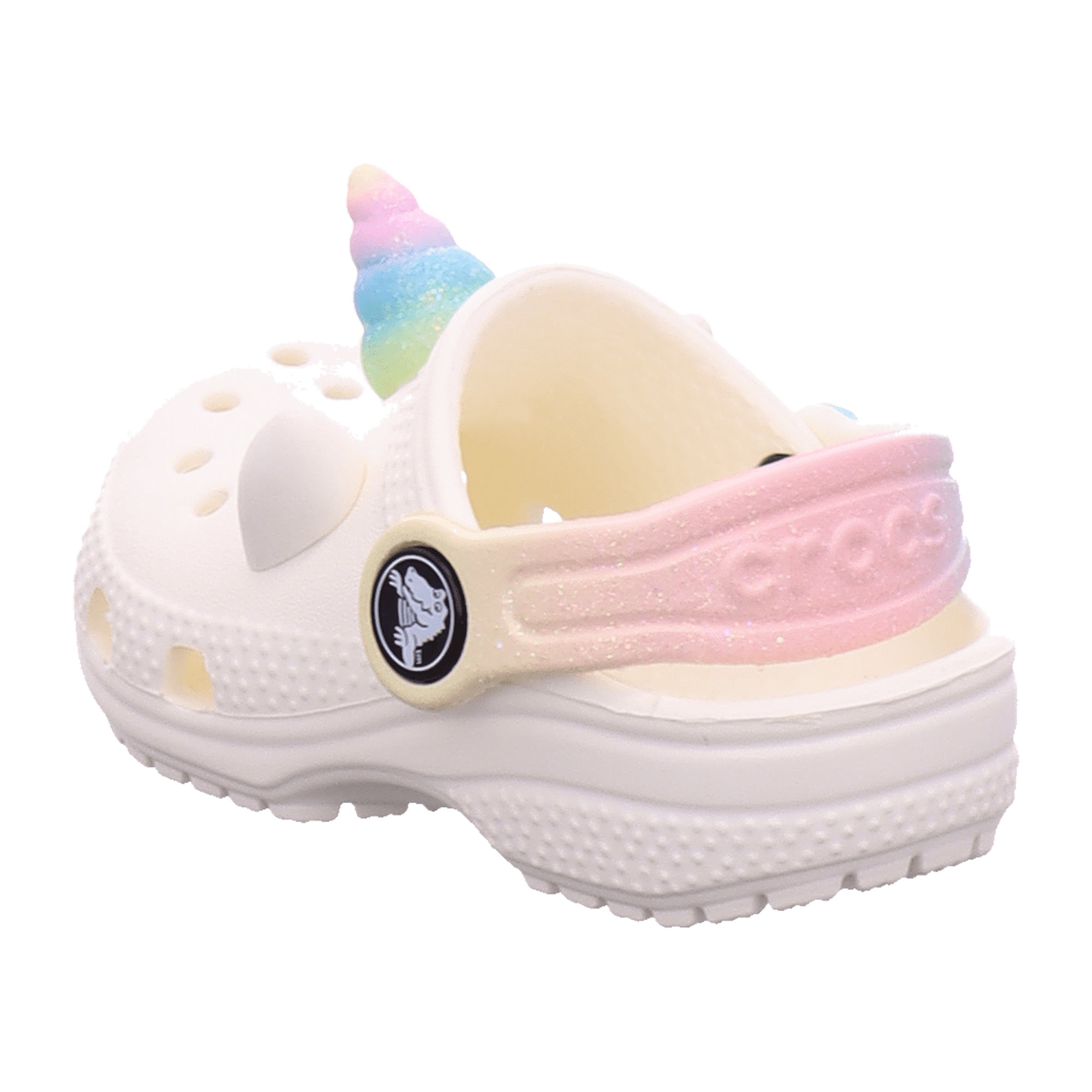 Crocs Classic Rainbow Kids Clogs - Stylish & Durable White