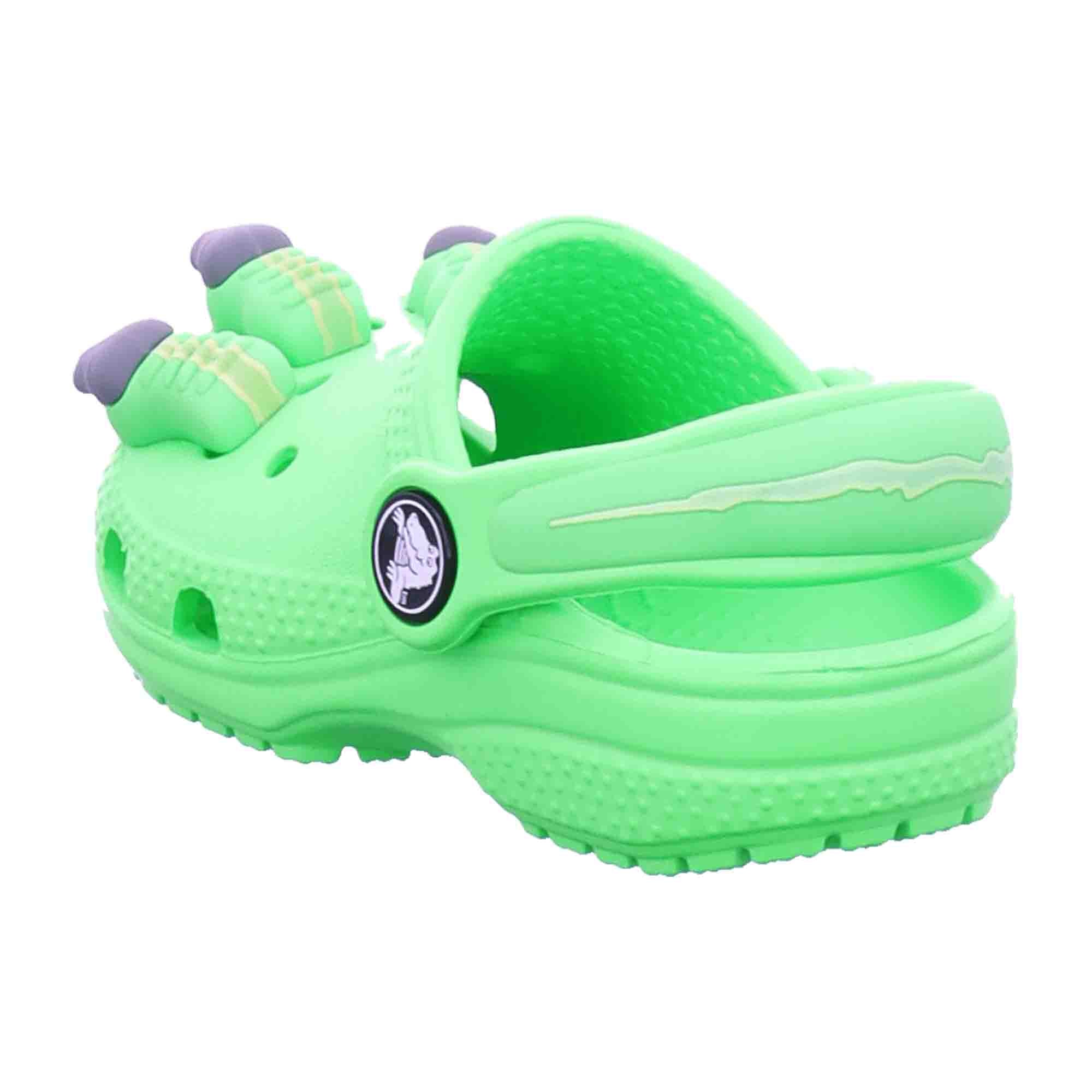 Crocs Classic 'I Am Dinosaur' Kids Clogs, Vibrant Green