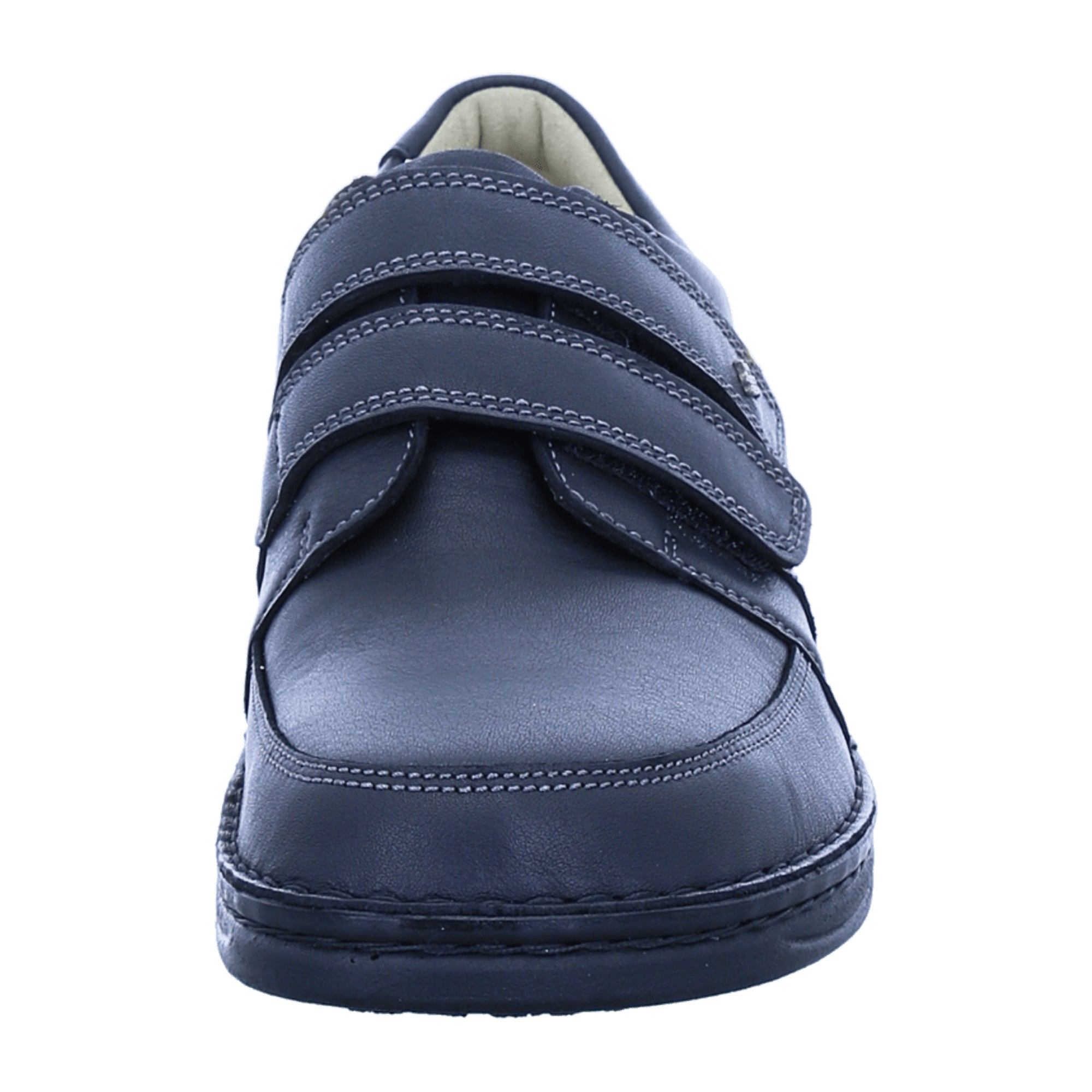 Finn Comfort Wicklow Men's Black Leather Slip-Ons - Comfortable & Elegant Casual Shoes