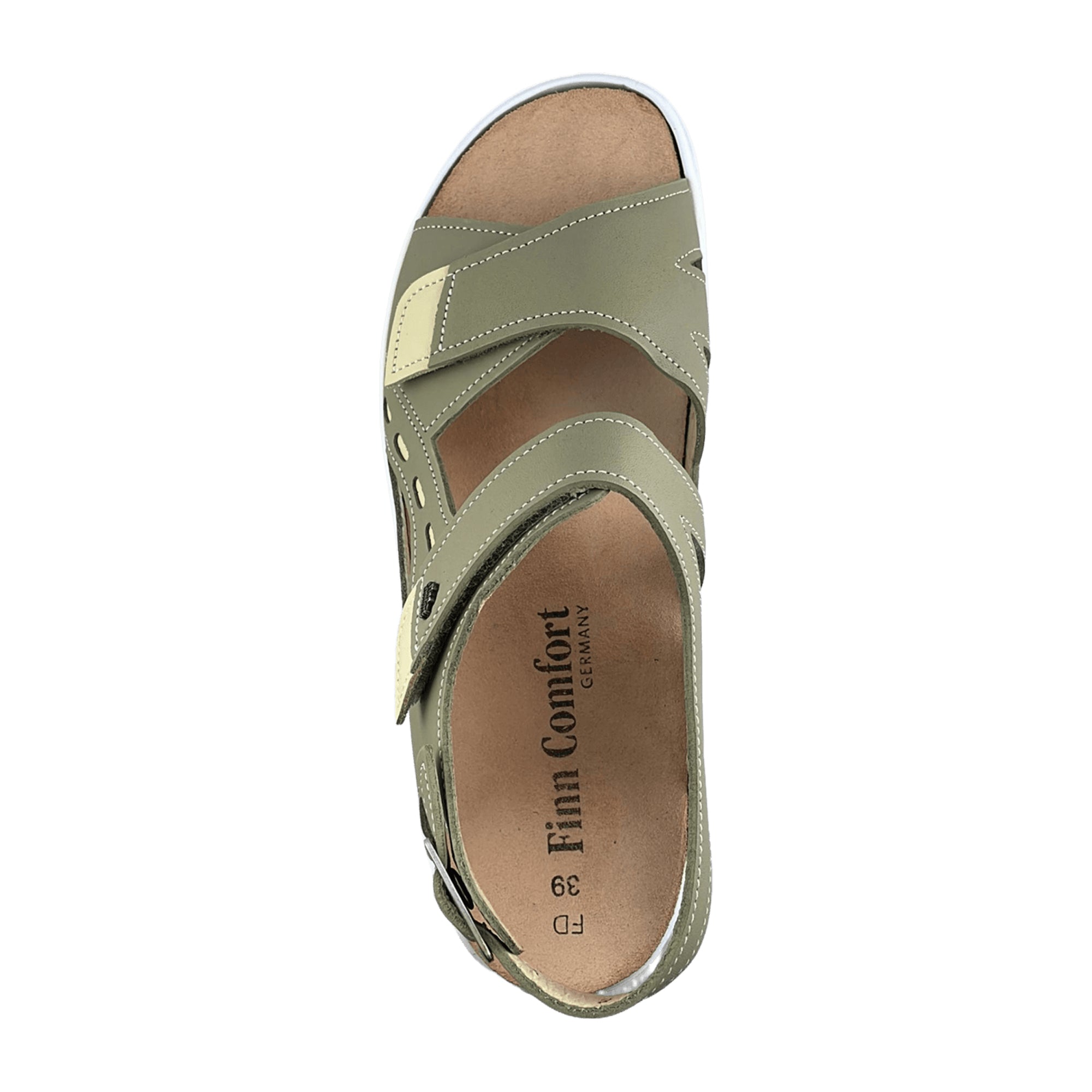 Finn Comfort Suva Women's Comfortable Green Sandals - Stylish & Durable