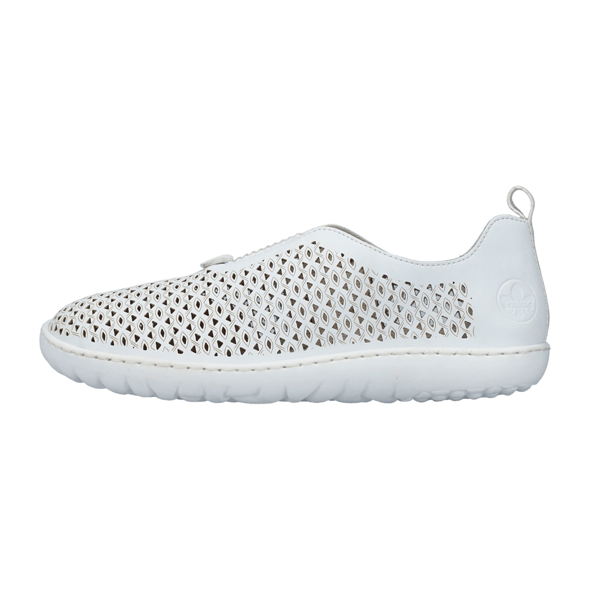 Rieker Women's Comfortable Slip-On Shoes White Order Online Fast Shipping - Bartel-Shop