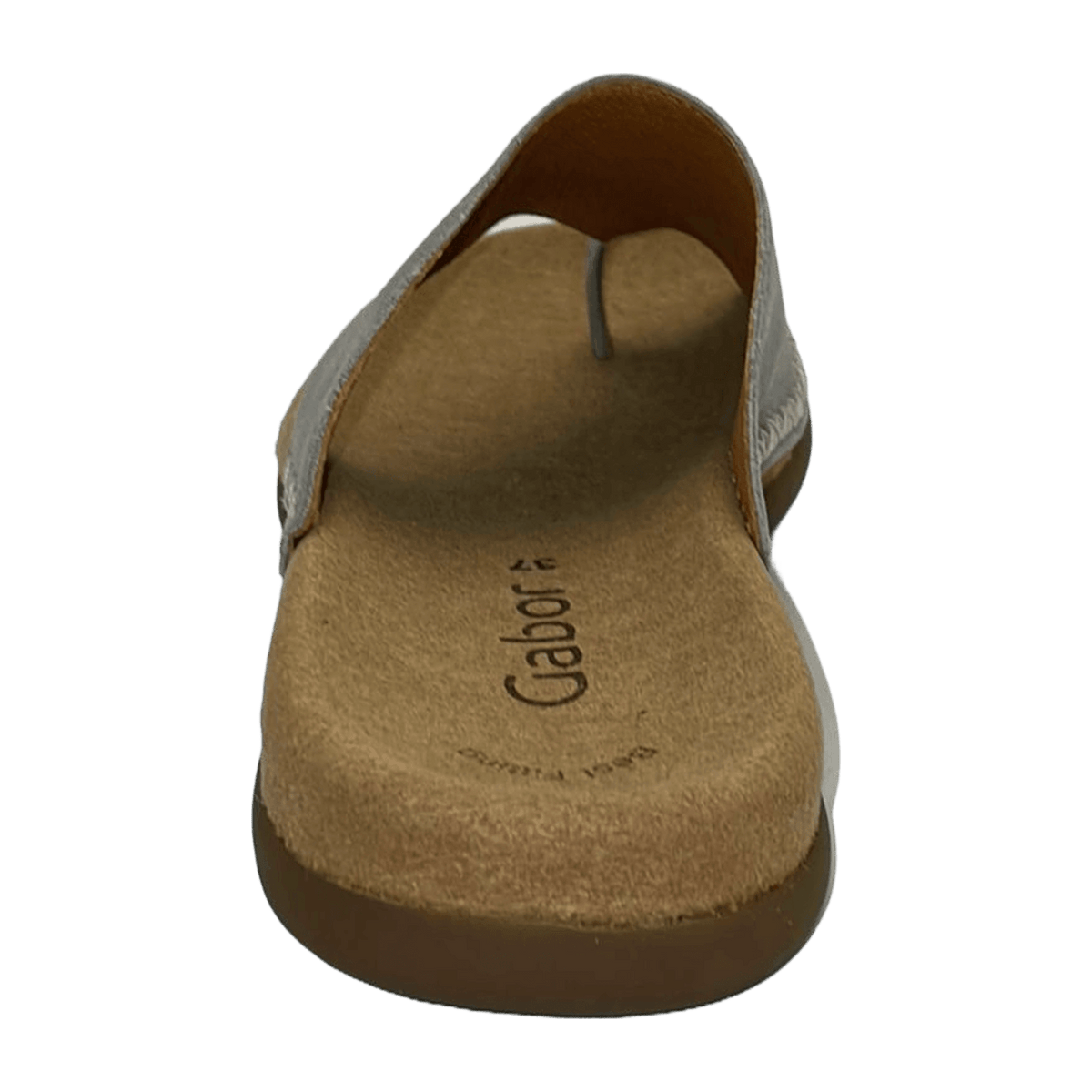 Gabor Women's Comfort Mules - Best Fitting Slip-On Sandals in Shell Beige Leather