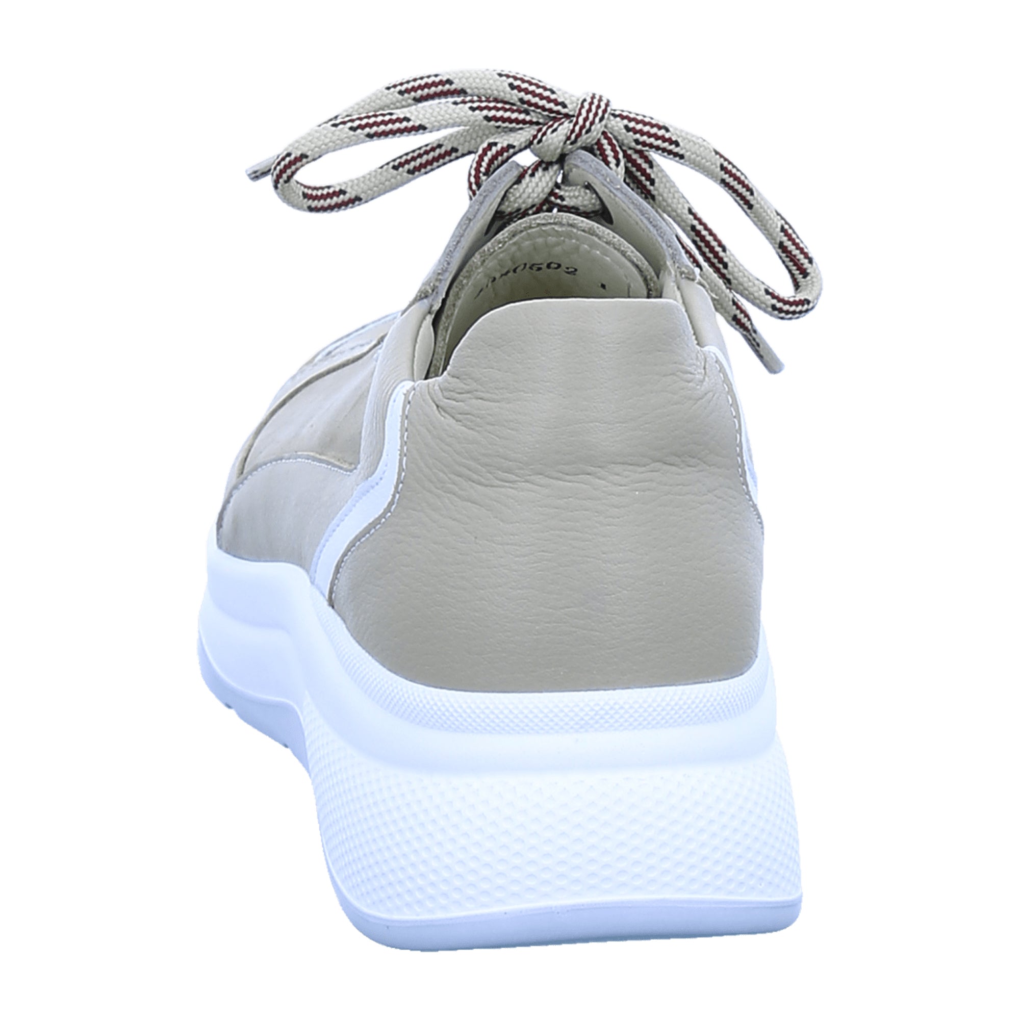 Finn Comfort Kya Women's Comfort Lace-Up Shoes in Beige - Denver Leather with Removable Insole, 15mm Heel Height
