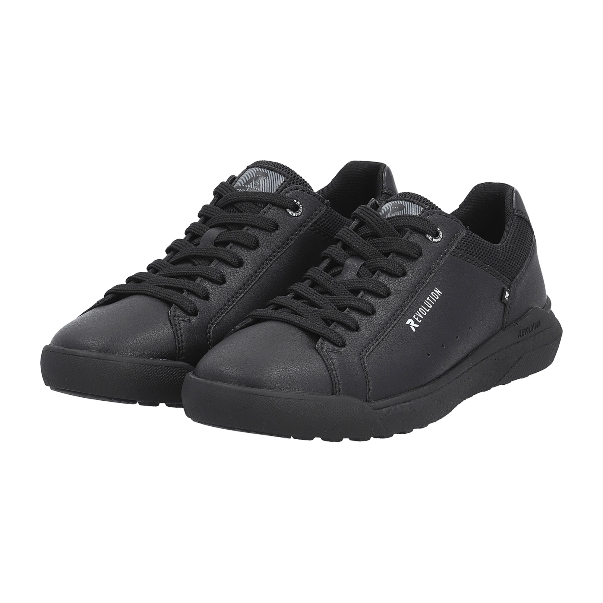 Rieker Evolution Men's Black Leather Casual Shoes
