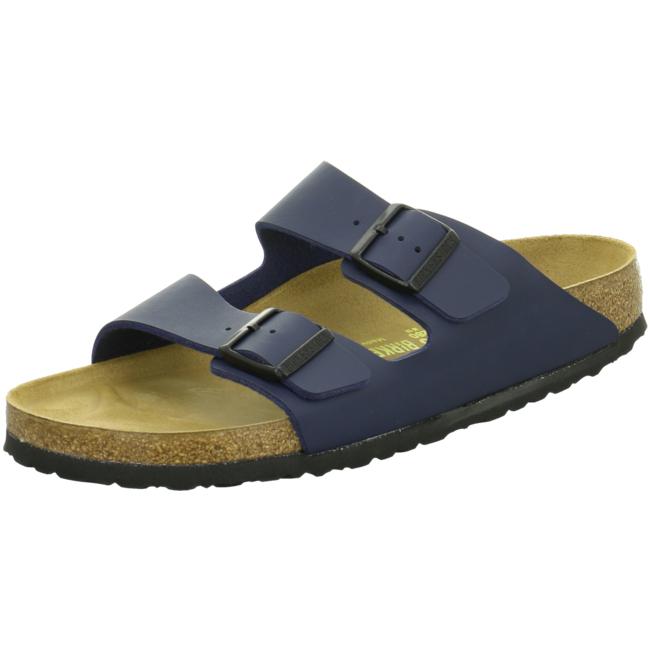 Birkenstock Arizona Mens Womens Sandals Slides Shoes Birko Flor Blue narrow - Bartel-Shop