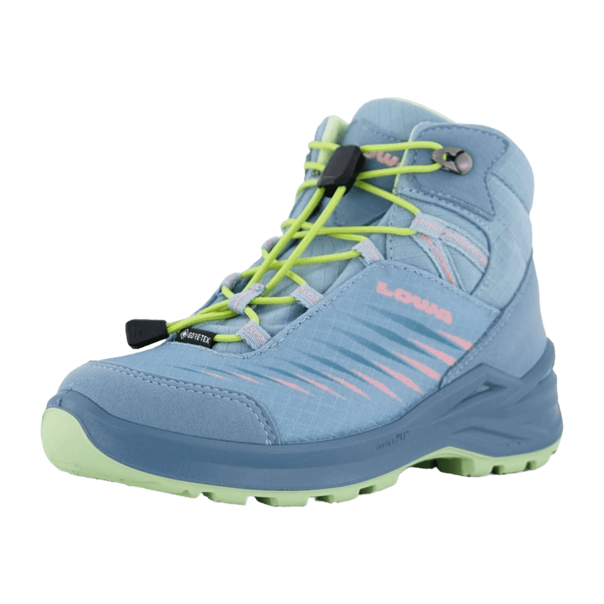 LOWA ZIRROX II GTX MID JR Kids Waterproof Trekking Boots Arktis Mint