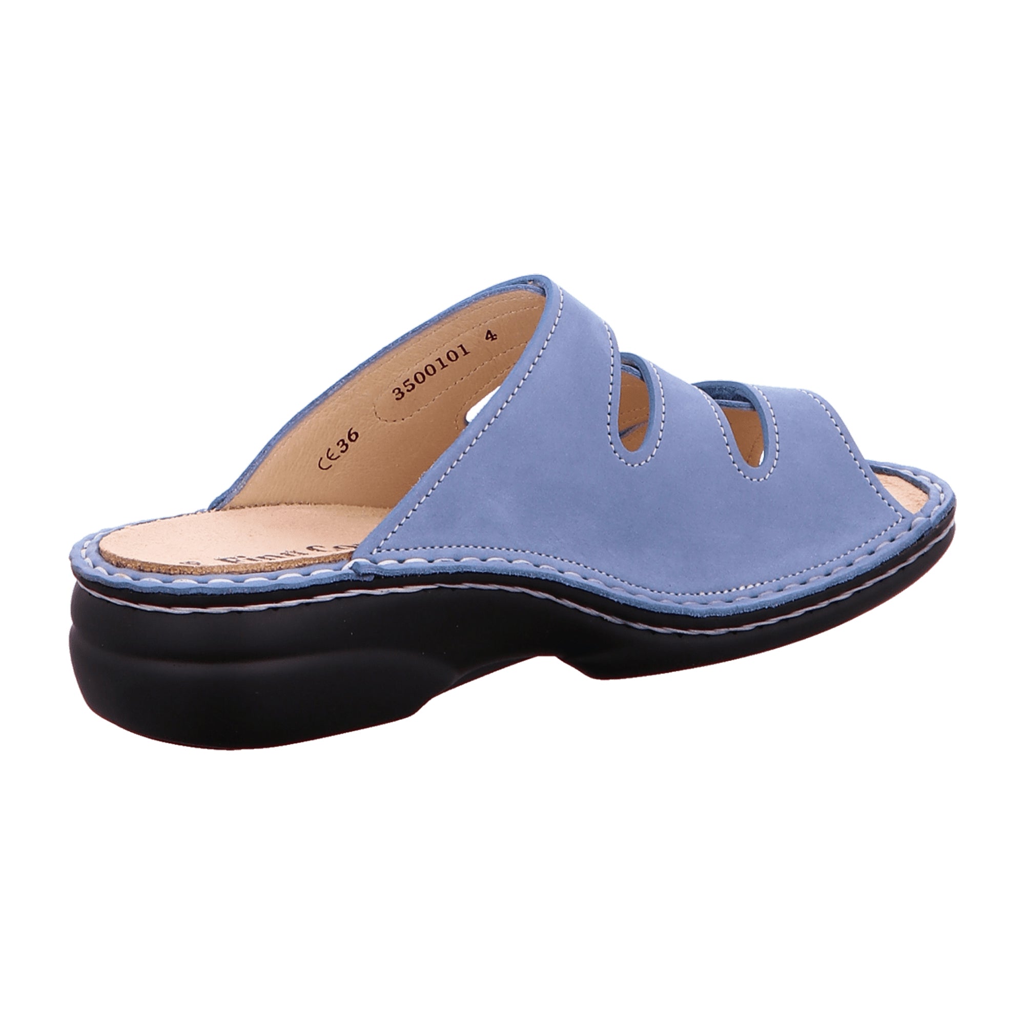 Finn Comfort Women's Comfortable Slides, Stylish Blue - Durable Slip-on Footwear