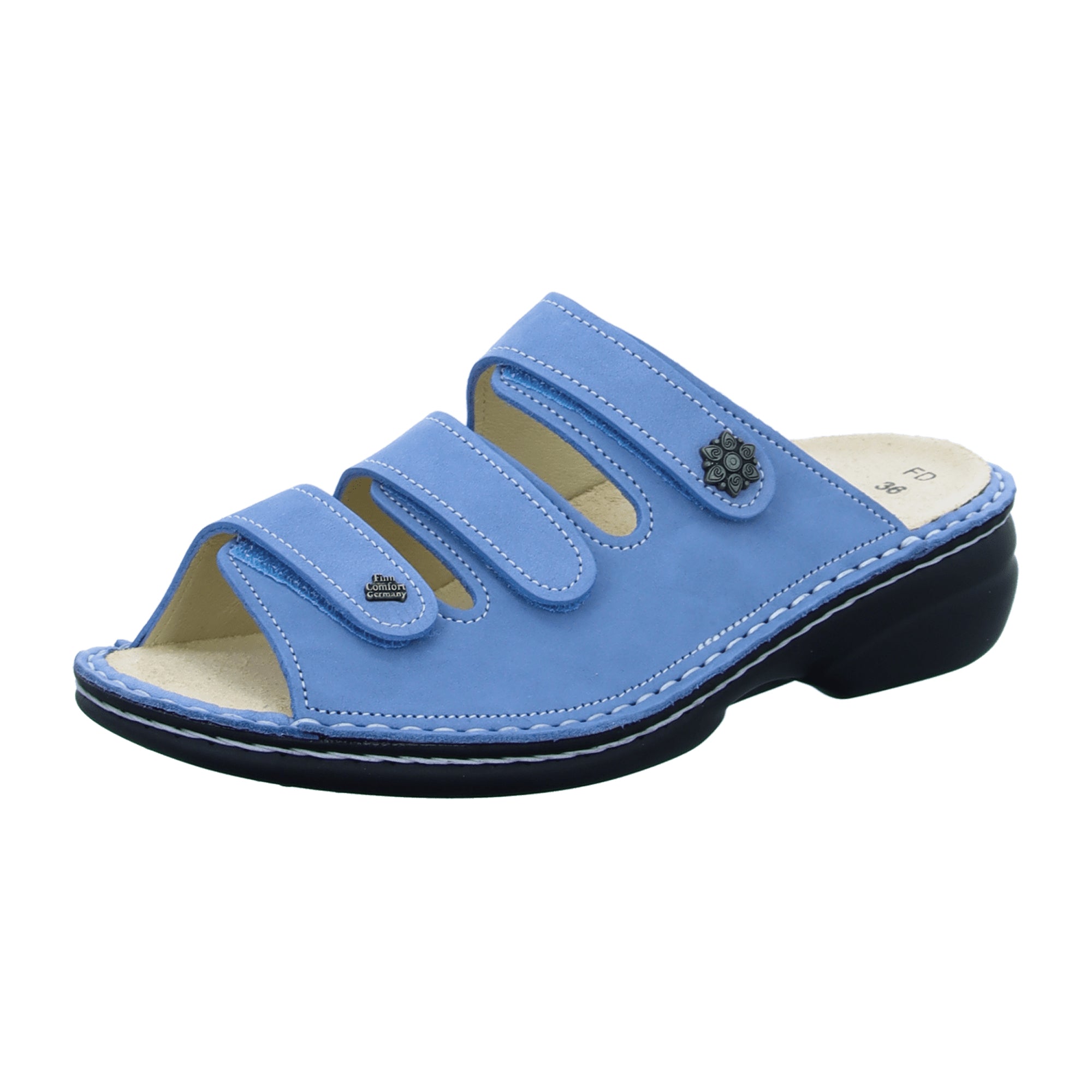 Finn Comfort Menorca-S Women's Sandals - Stylish Blue, Imported Comfort Footwear