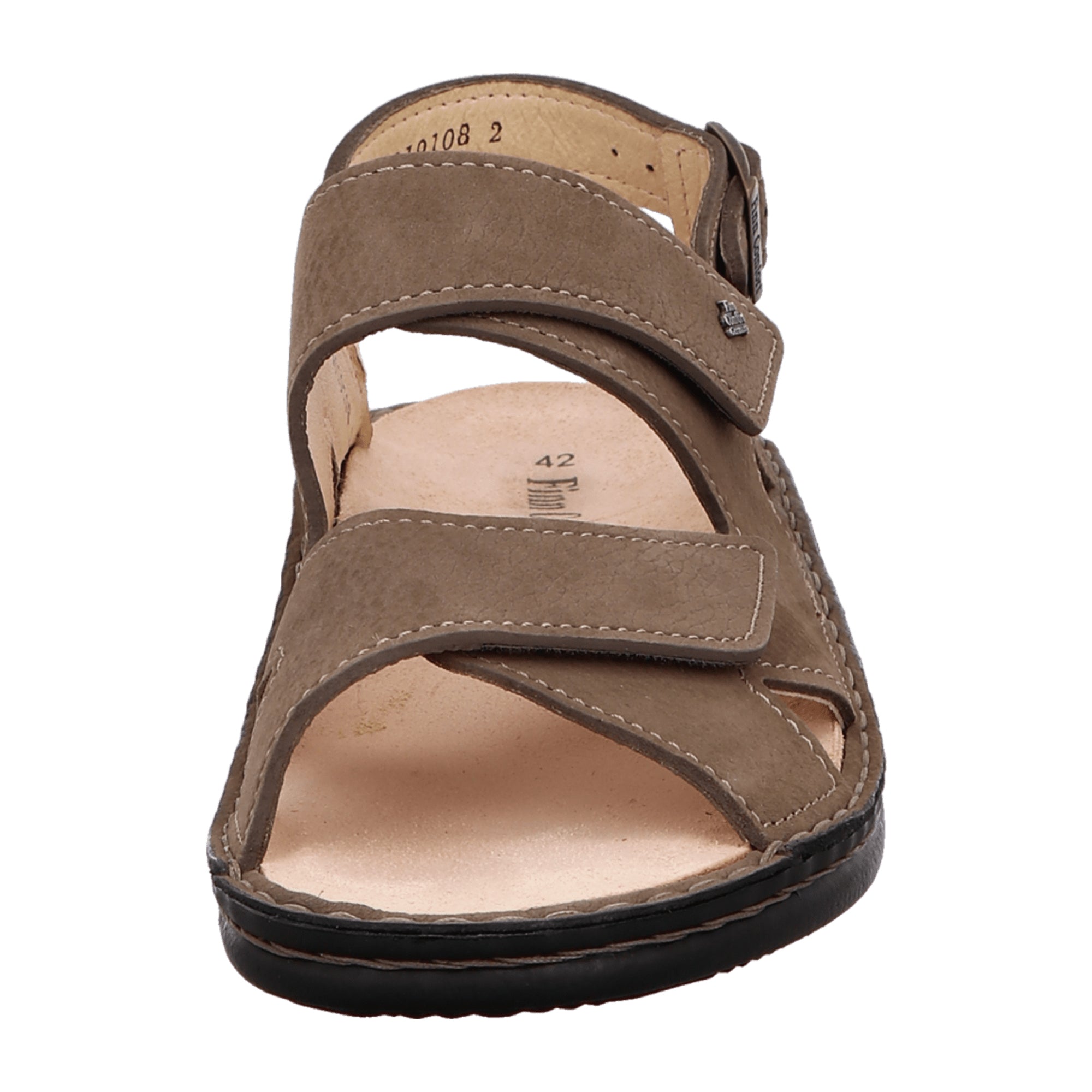 Finn Comfort Toro-Soft Men's Sandals in Oxide Brown - Comfortable Leather Sandals with Adjustable Straps