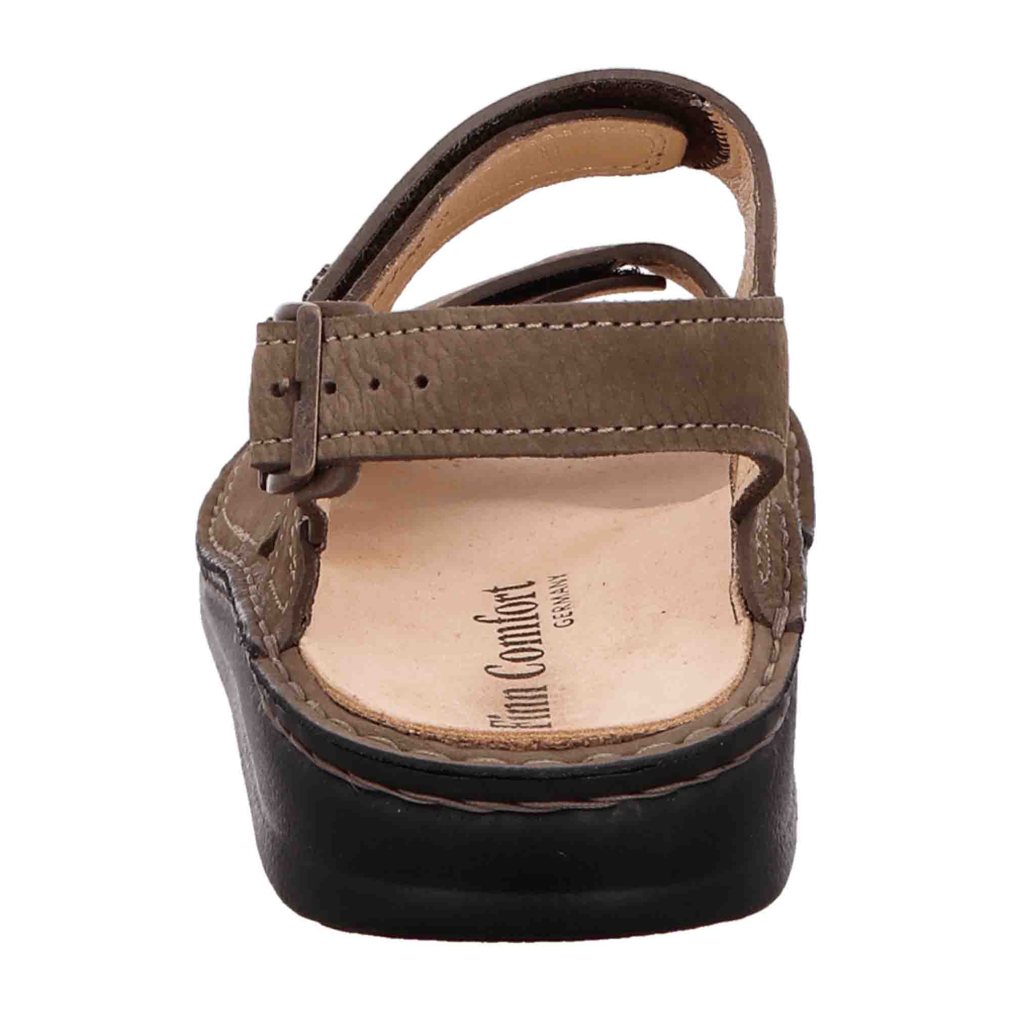 Finn Comfort Toro-Soft Men's Sandals in Oxide Brown - Comfortable Leather Sandals with Adjustable Straps