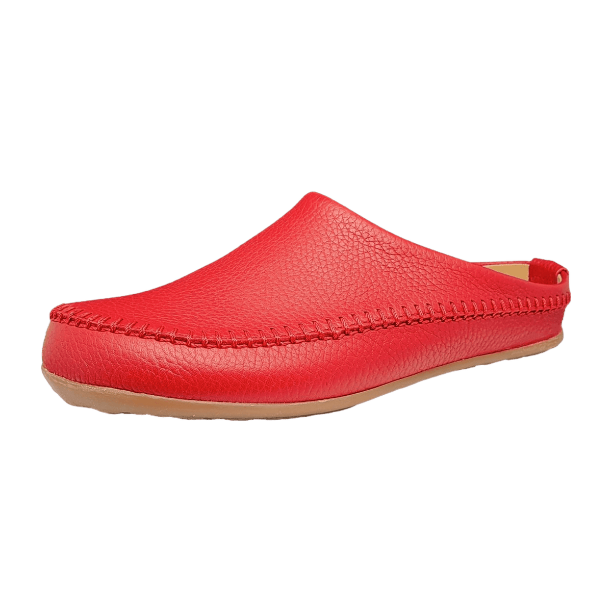 Haflinger Everest Softi Women's Leather Mules Red
