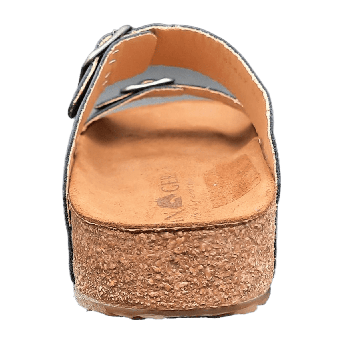 Haflinger Bio Andrea Women's Leather Mules - Cork Clogs Country Marine