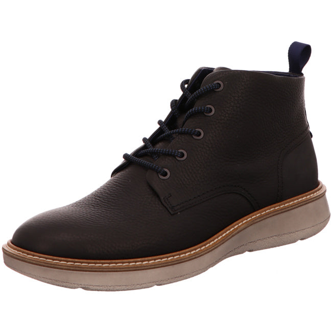 Ecco lace-up boots for men black - Bartel-Shop