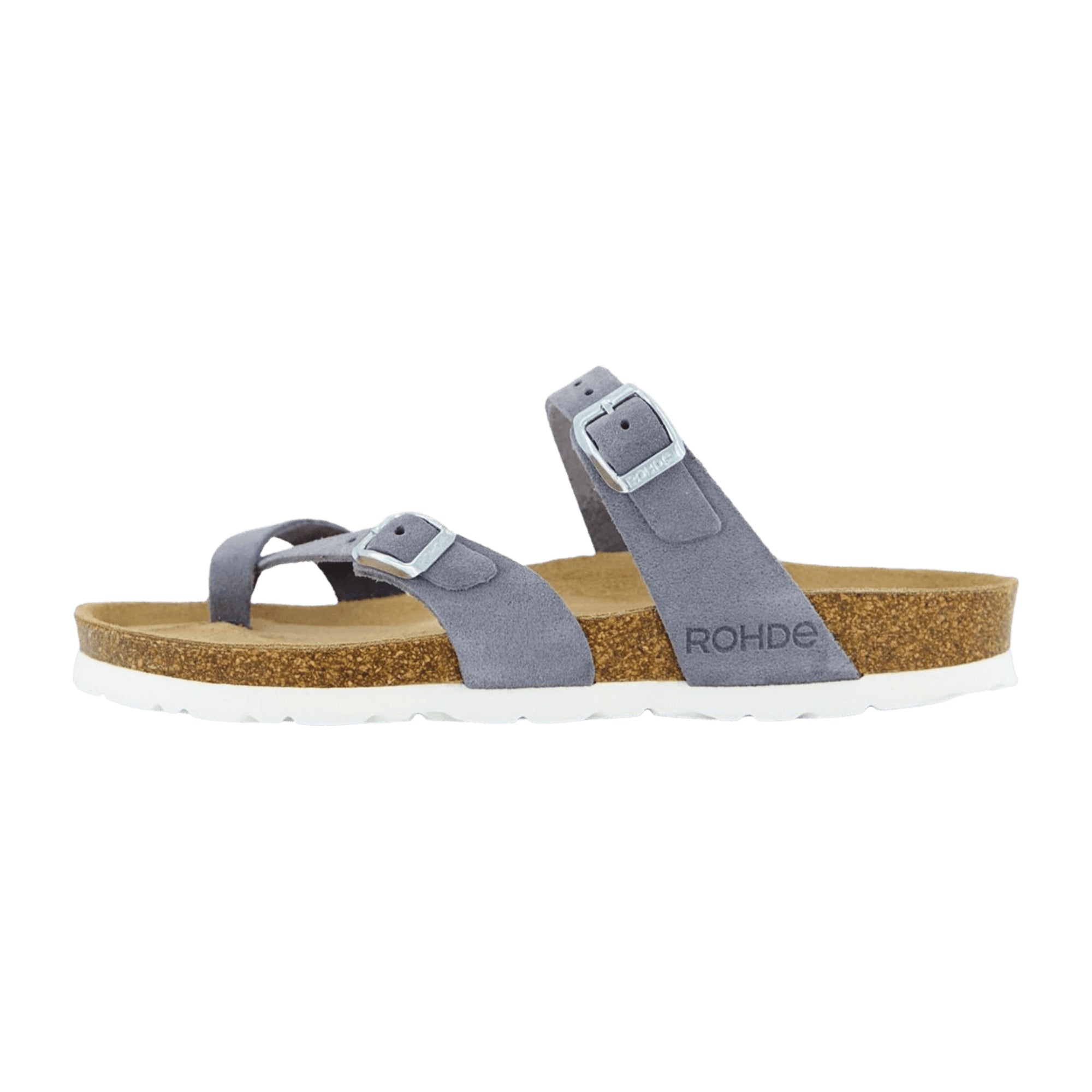 Rohde Alba Gray Women's Shoes Easy Care with Removable Footbed