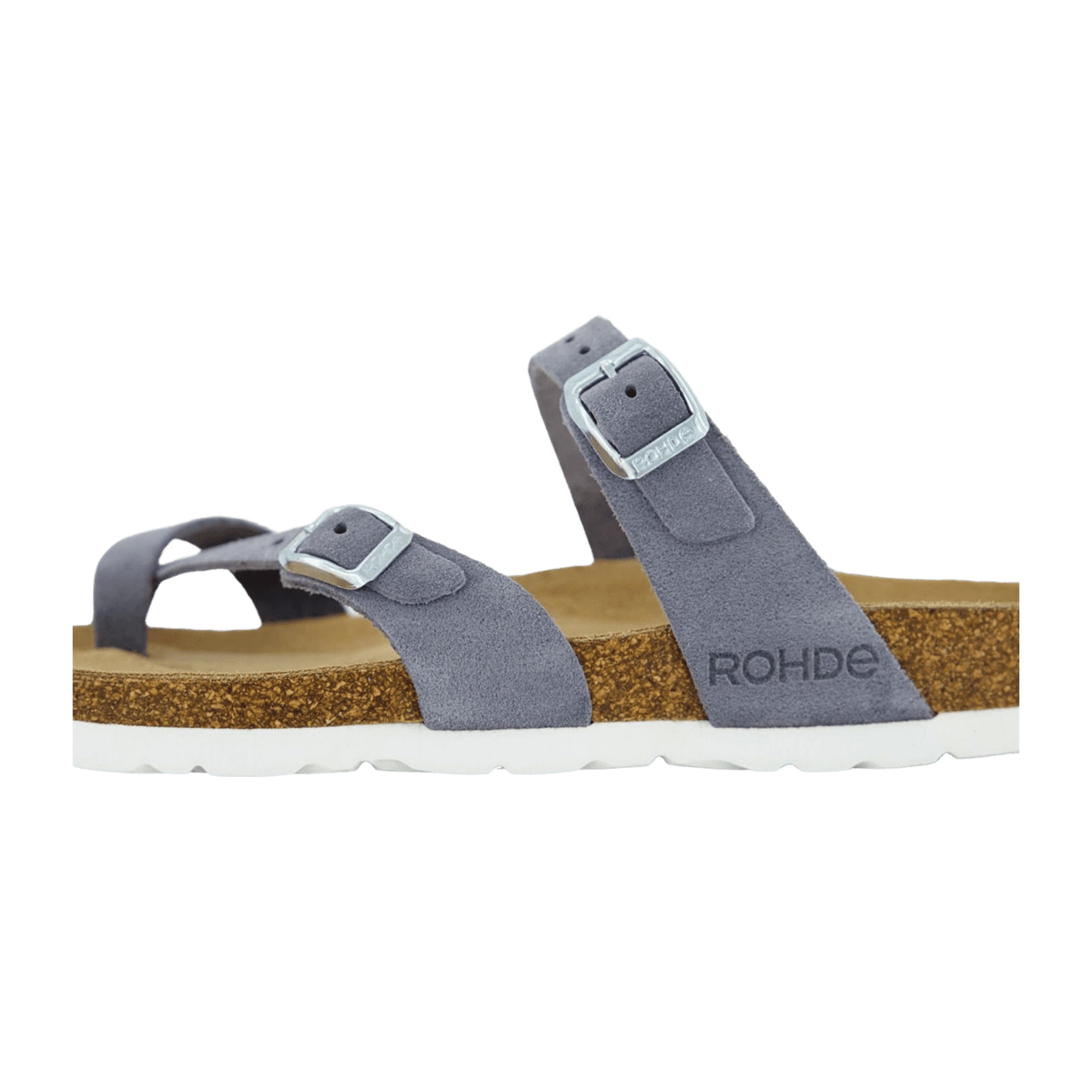 Rohde Alba Gray Women's Shoes Easy Care with Removable Footbed