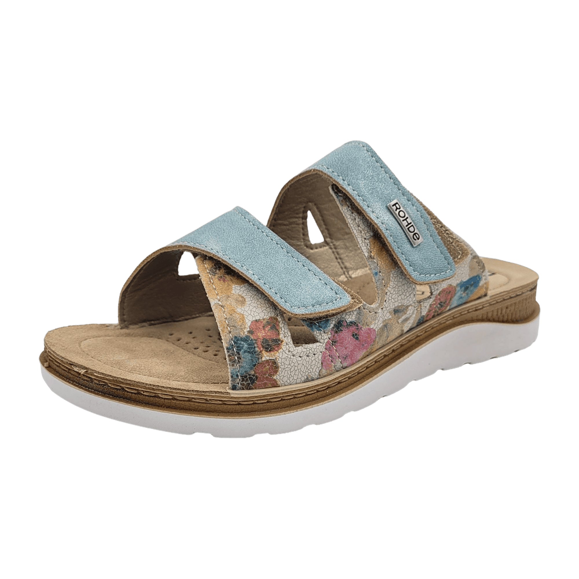 Rohde 1302 52 Women's Colorful Textile Synthetic Shoes with Velcro Closure