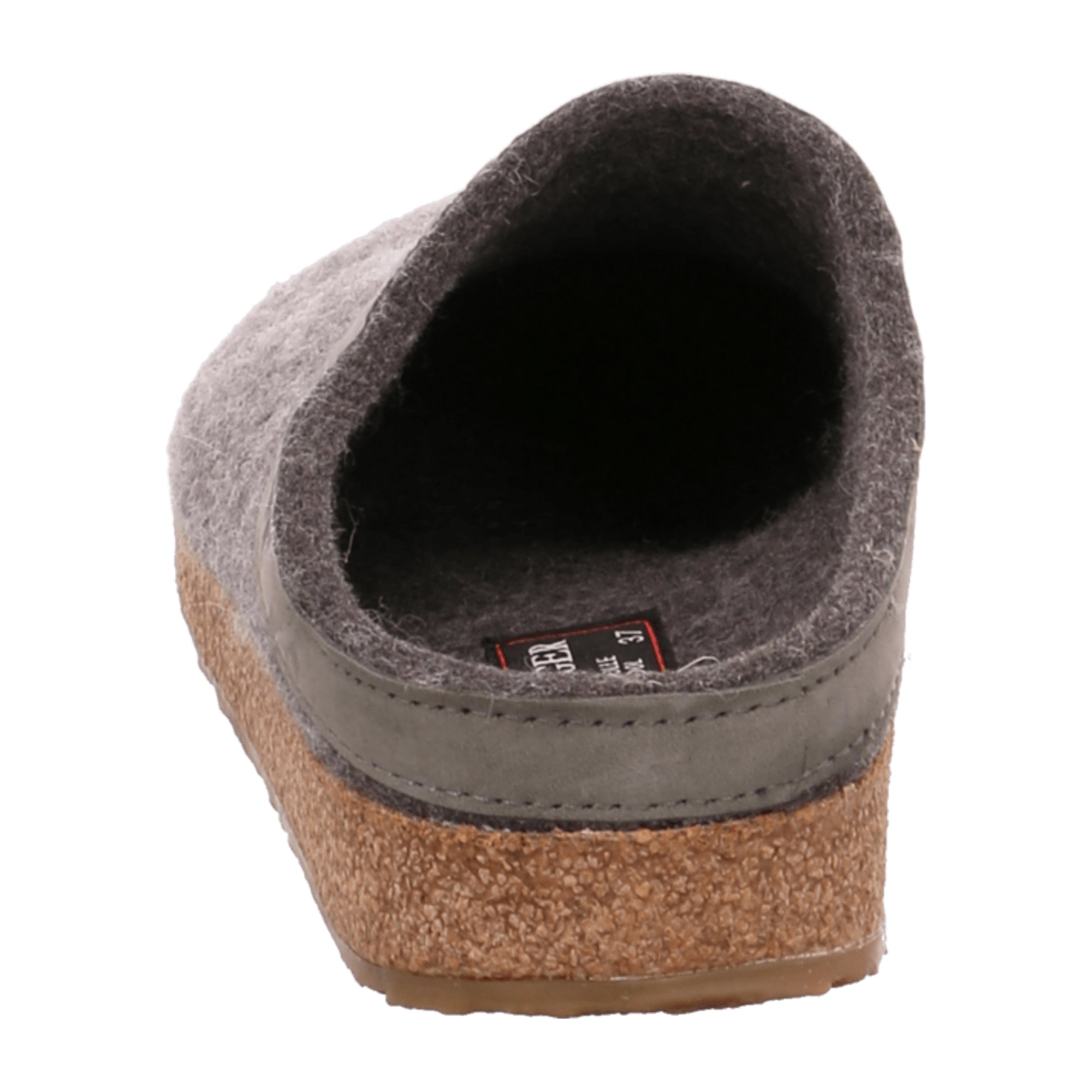 Haflinger Grizzly Torben Men's Slippers - Durable Wool, Stylish Gray