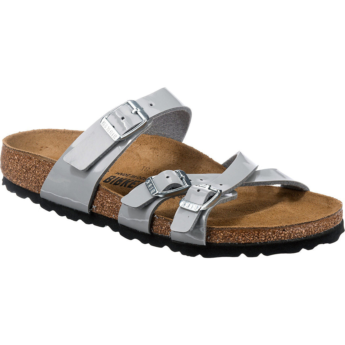 Birkenstock Patent Alloy Arizona Gizeh Madrid Franca Sandals Slides Thongs Big Buckle - Bartel-Shop